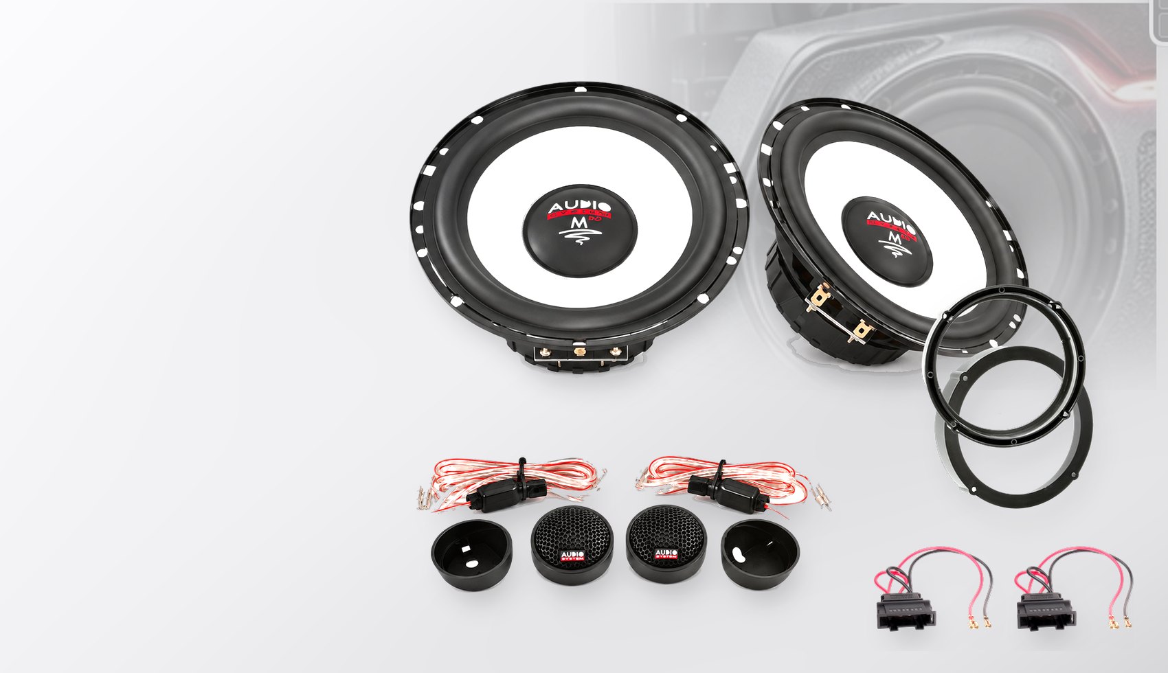 Pachet difuzoare dedicate VW Golf VII 3 uși (AU) 2013-2016 - Audio System M EVO 2 165 mm