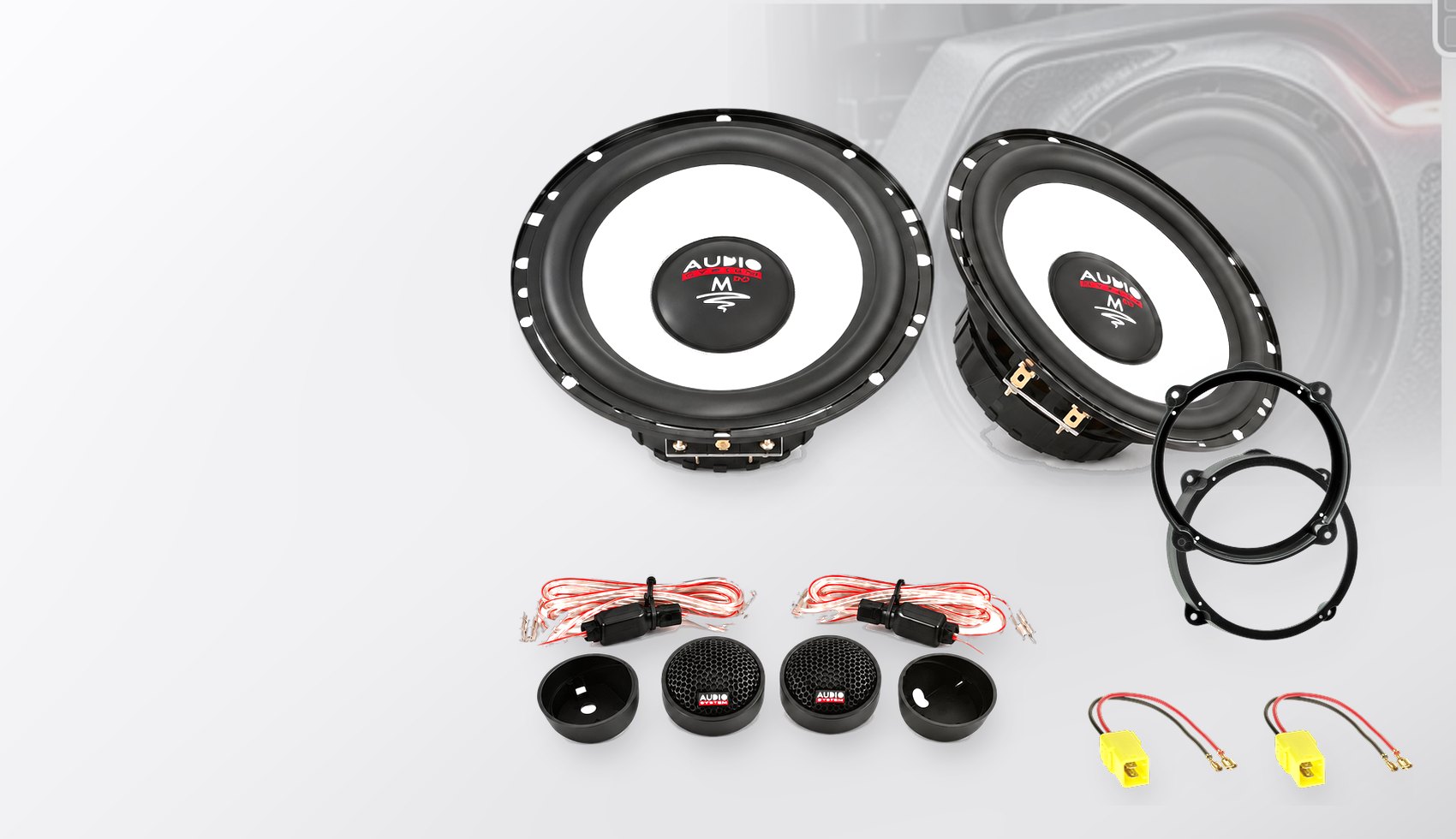 Pachet difuzoare dedicate Alfa Romeo 159 (939) 2005-2011 - Audio System M EVO 2 165 mm