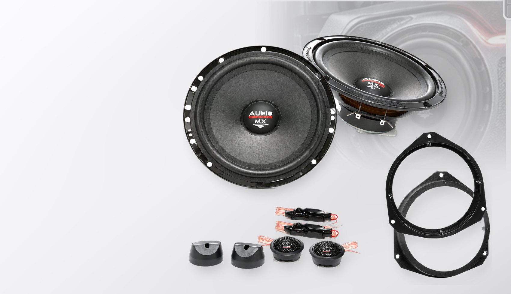 Pachet difuzoare dedicate Alfa Romeo Giulietta (940) 2010-2013 - Audio System MX EVO 165 mm