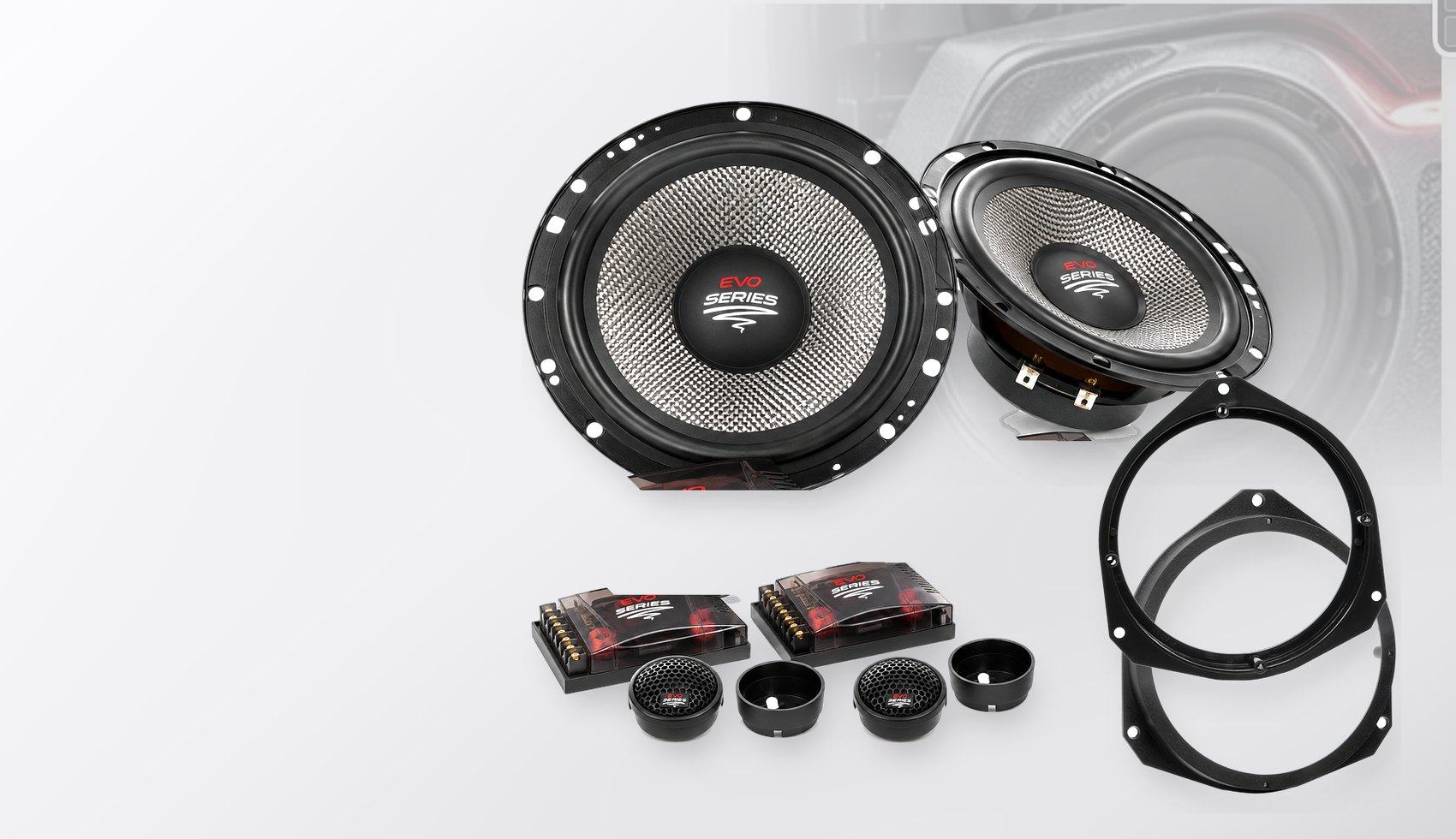Pachet difuzoare dedicate Alfa Romeo Giulia (952) 2016-2023 - Audio System RADION EVO 2 165 mm
