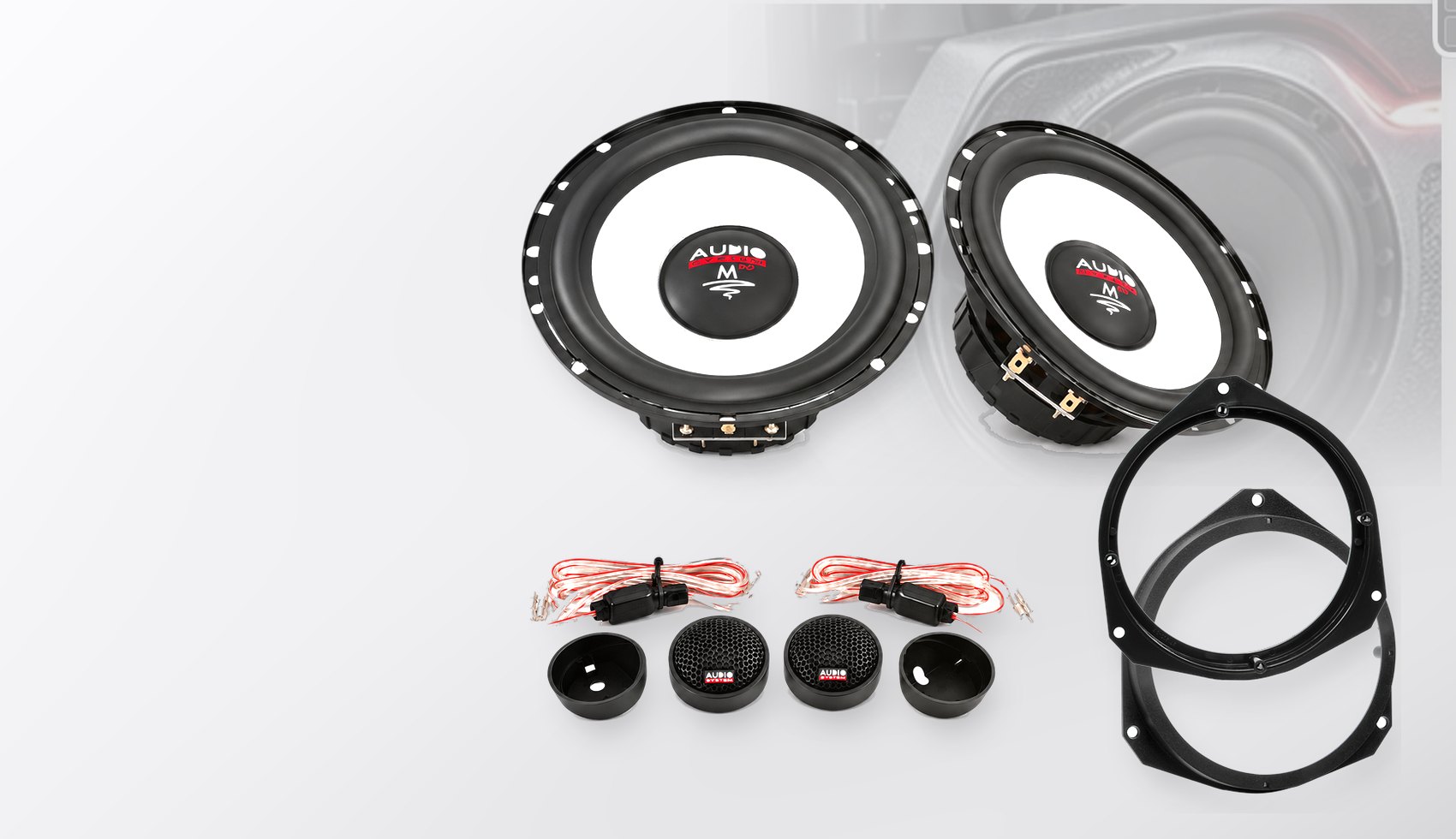 Pachet difuzoare dedicate Alfa Romeo MiTo (955) 2016-2018 - Audio System M EVO 2 165 mm