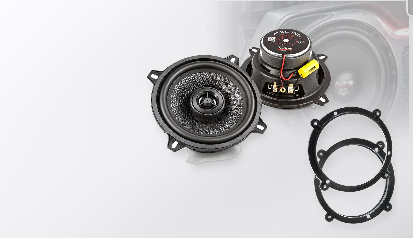 Pachet difuzoare dedicate Audi A3 1996-2003 - Audio System MXC EVO 130 mm