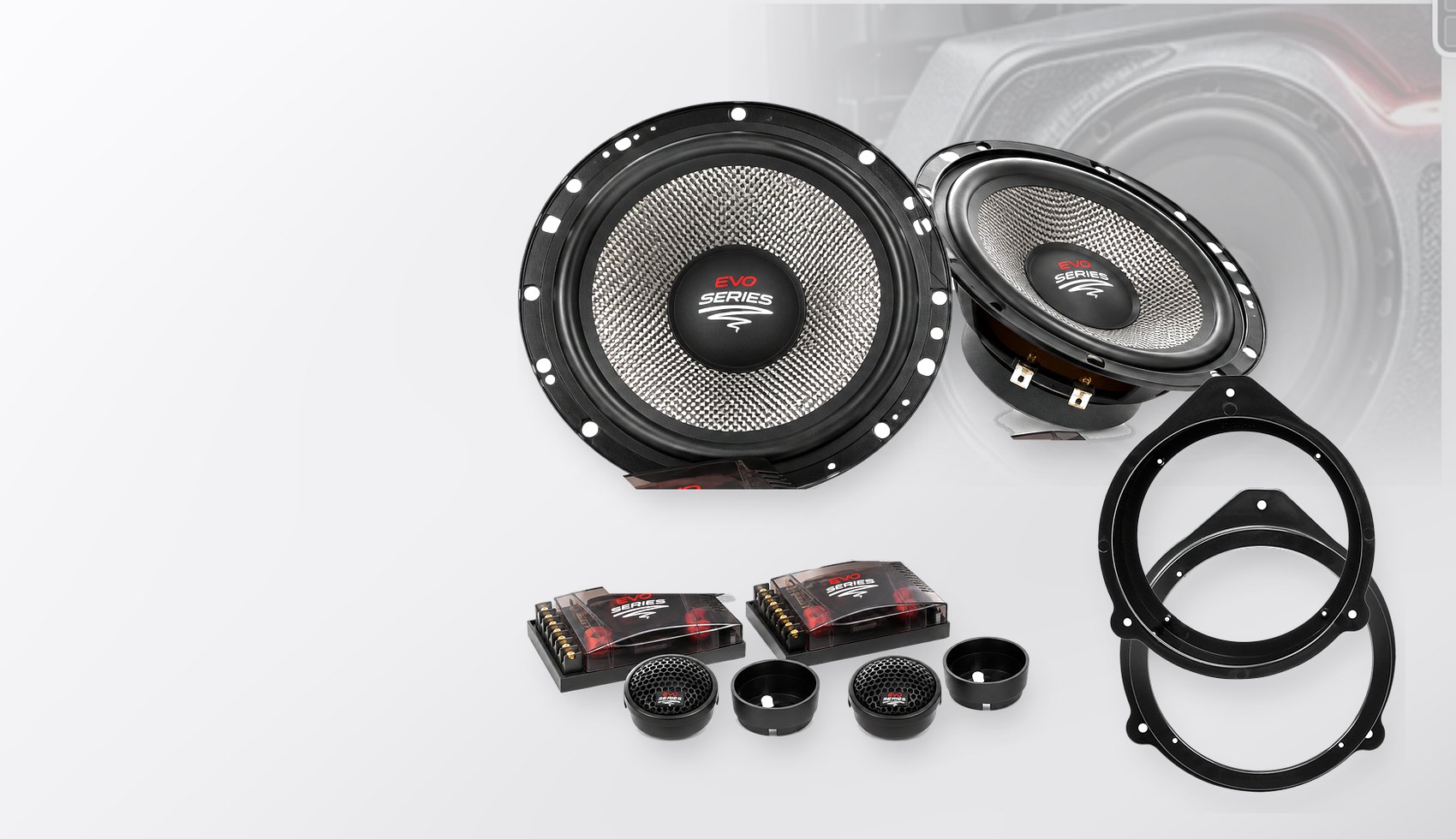 Pachet difuzoare dedicate Audi A3 (8PA) 2004-2012 - Audio System RADION EVO 2 165 mm