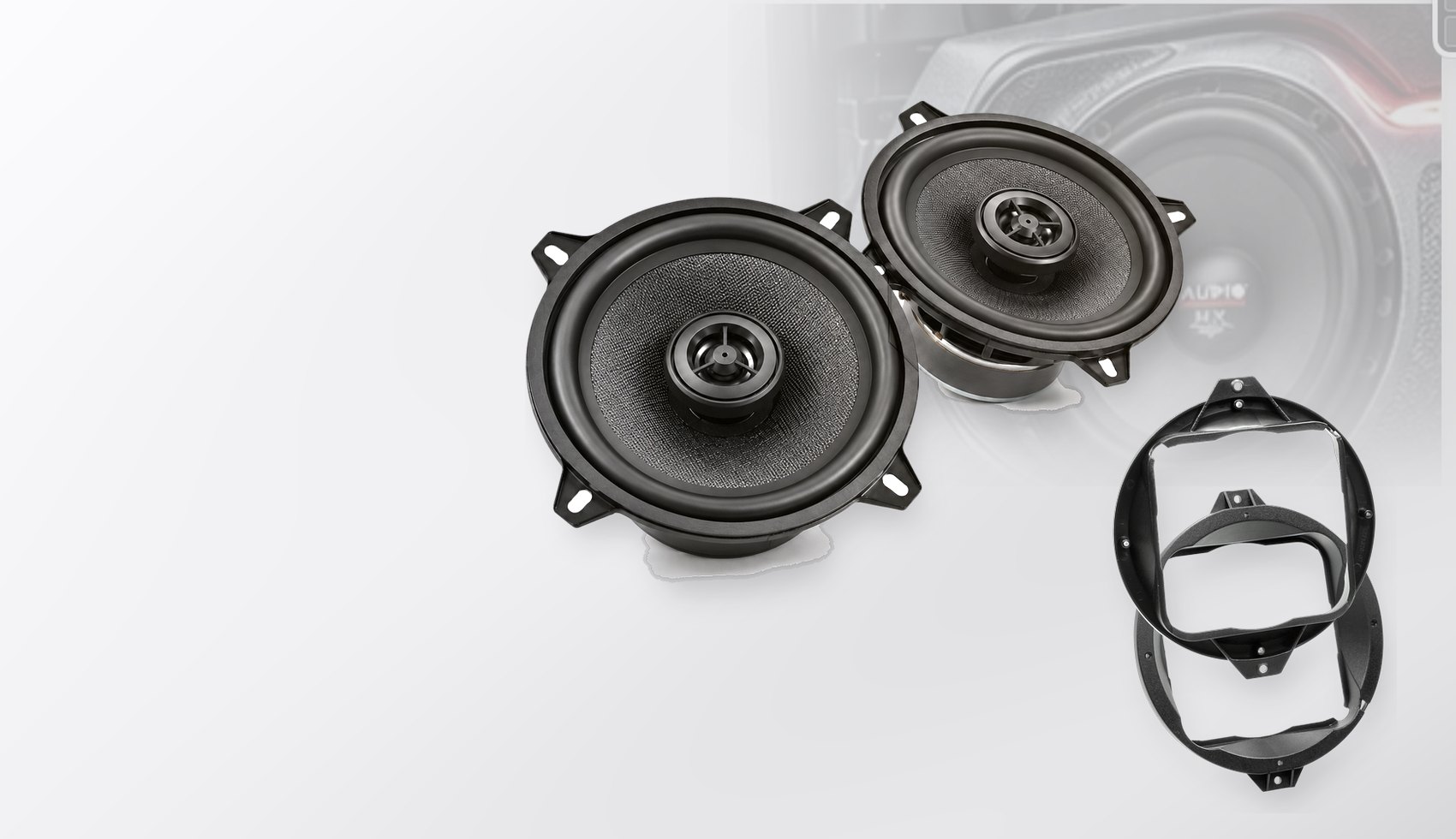Pachet difuzoare dedicate Audi A4 B5 (8D) 1994-2000 - Audio System MXC EVO 165 mm