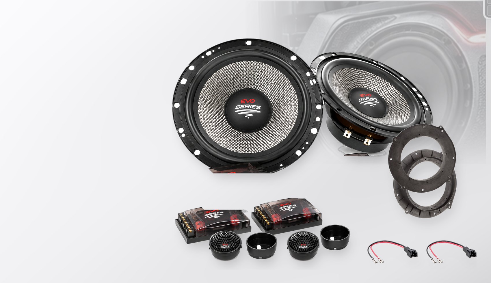 Pachet difuzoare dedicate Audi A6 (C7/4G) 2014-2018 - Audio System RADION EVO 2 165 mm