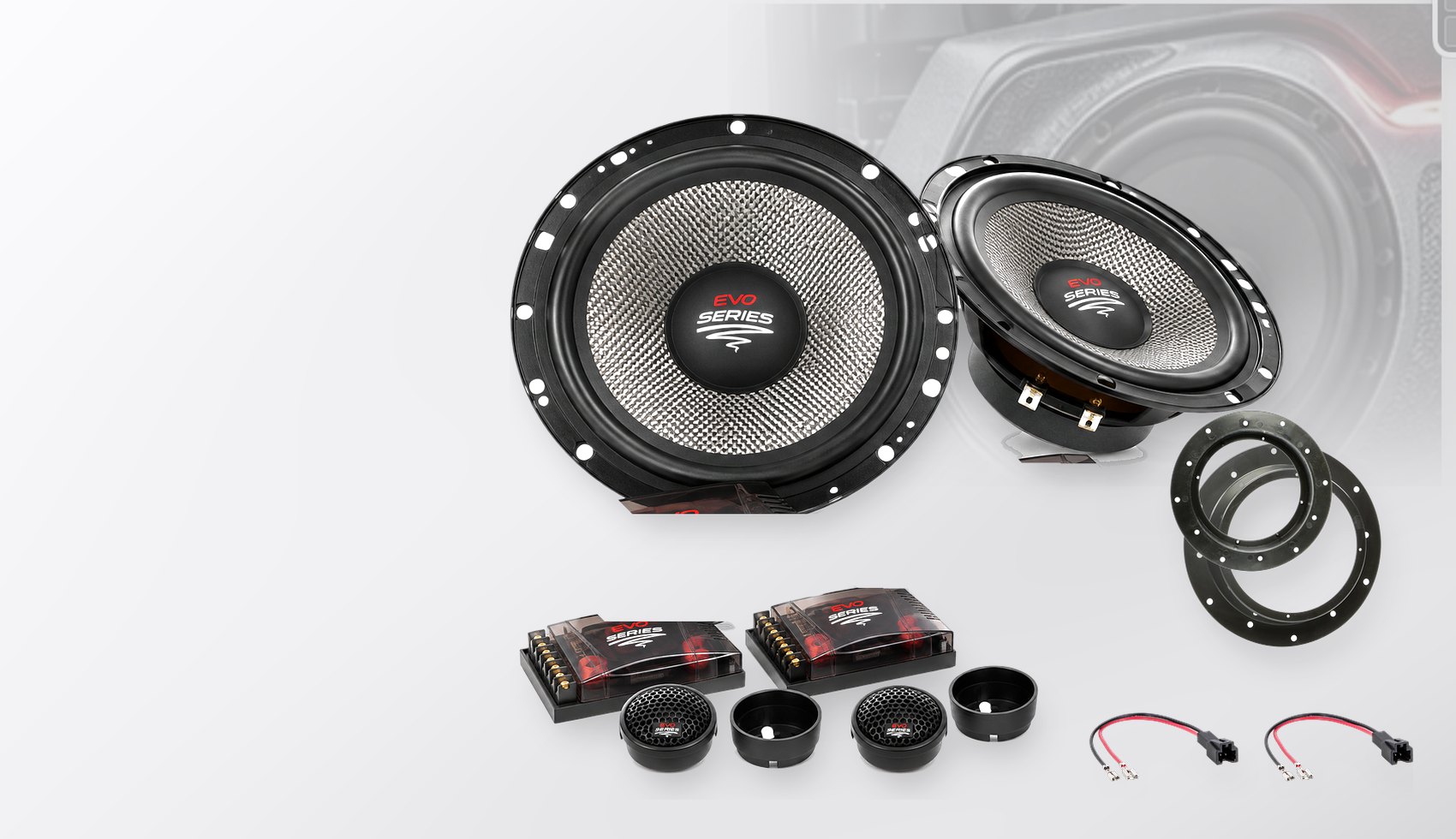Pachet difuzoare dedicate Audi Q3 (8U) 2011-2018 - Audio System RADION EVO 2 165 mm