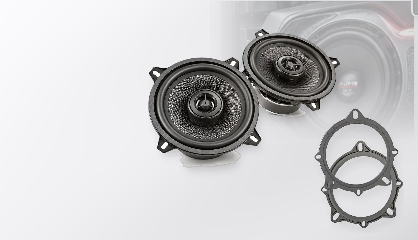 Pachet difuzoare dedicate BMW 3er (E90/E91) 2005-2012 - Audio System MXC EVO 100 mm