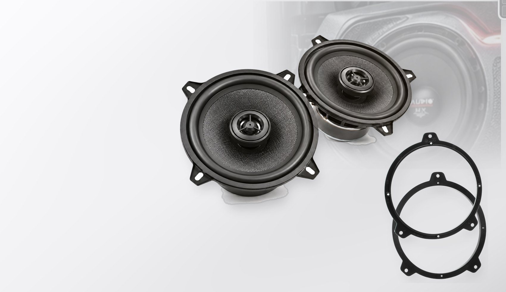 Pachet difuzoare dedicate BMW 3er Coupe (E46) 1999-2006 - Audio System MXC EVO 165 mm