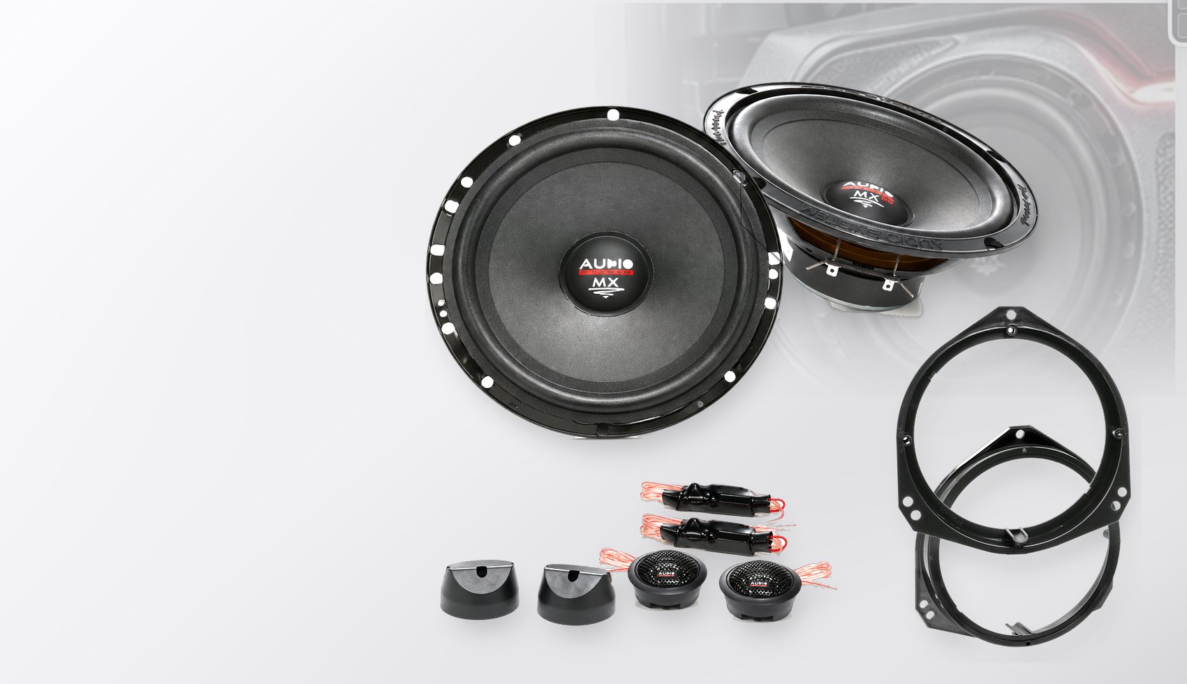 Pachet difuzoare dedicate BMW X5 (E53) 2000-2003 - Audio System MX EVO 165 mm