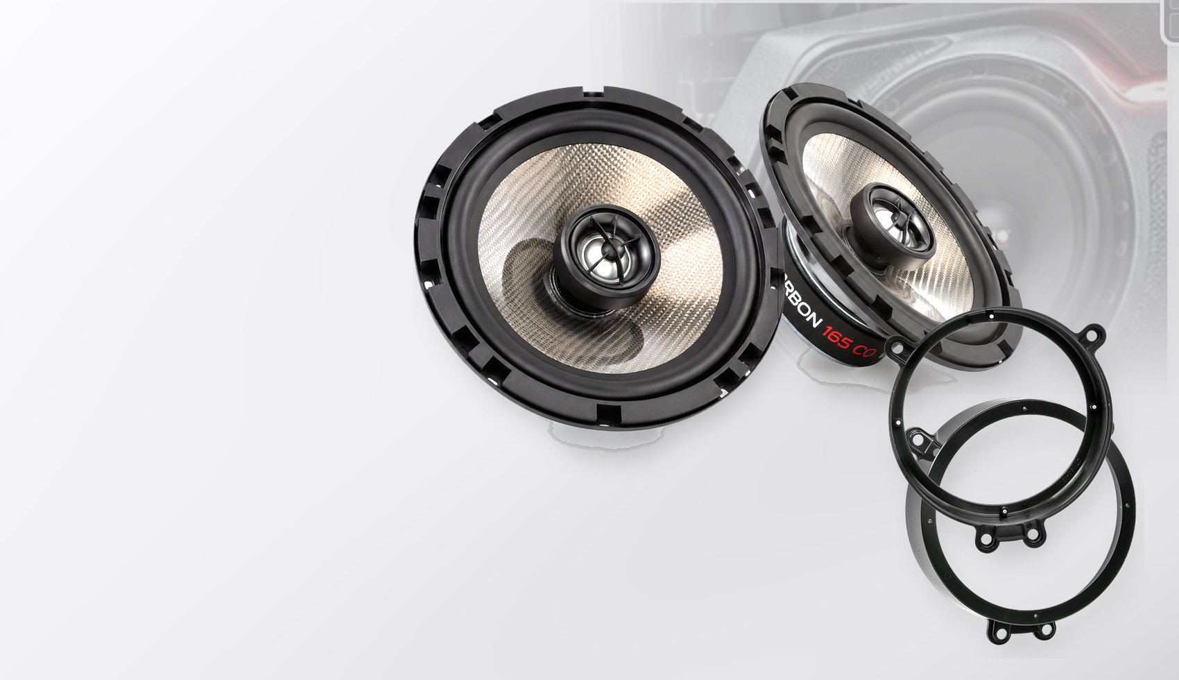 Pachet difuzoare dedicate BMW X5 (E53) 1999-2006 - Audio System CARBON 165 mm