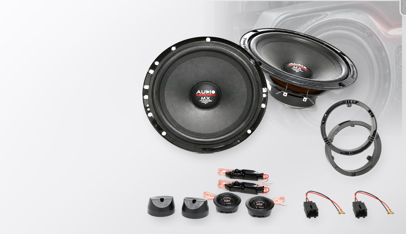 Pachet difuzoare dedicate Citroen C-Crosser 2007-2013 - Audio System MX EVO 165 mm