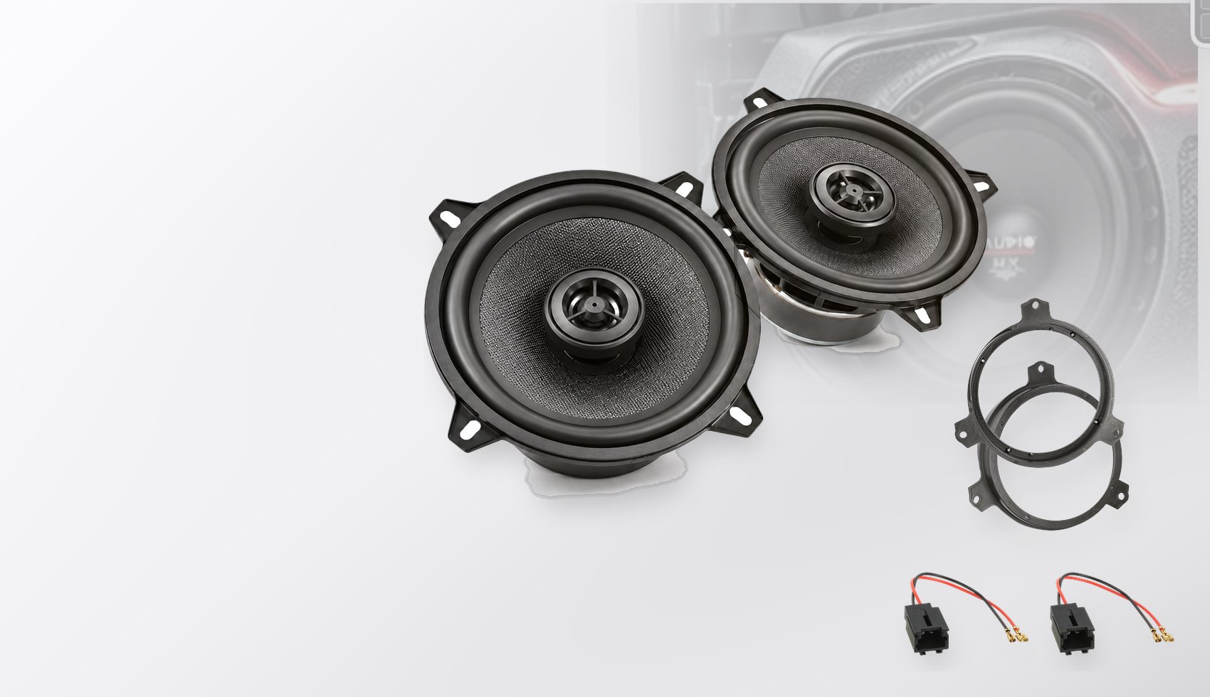 Pachet difuzoare dedicate Citroen C1 (2G) 2014-2021 - Audio System MXC EVO 165 mm
