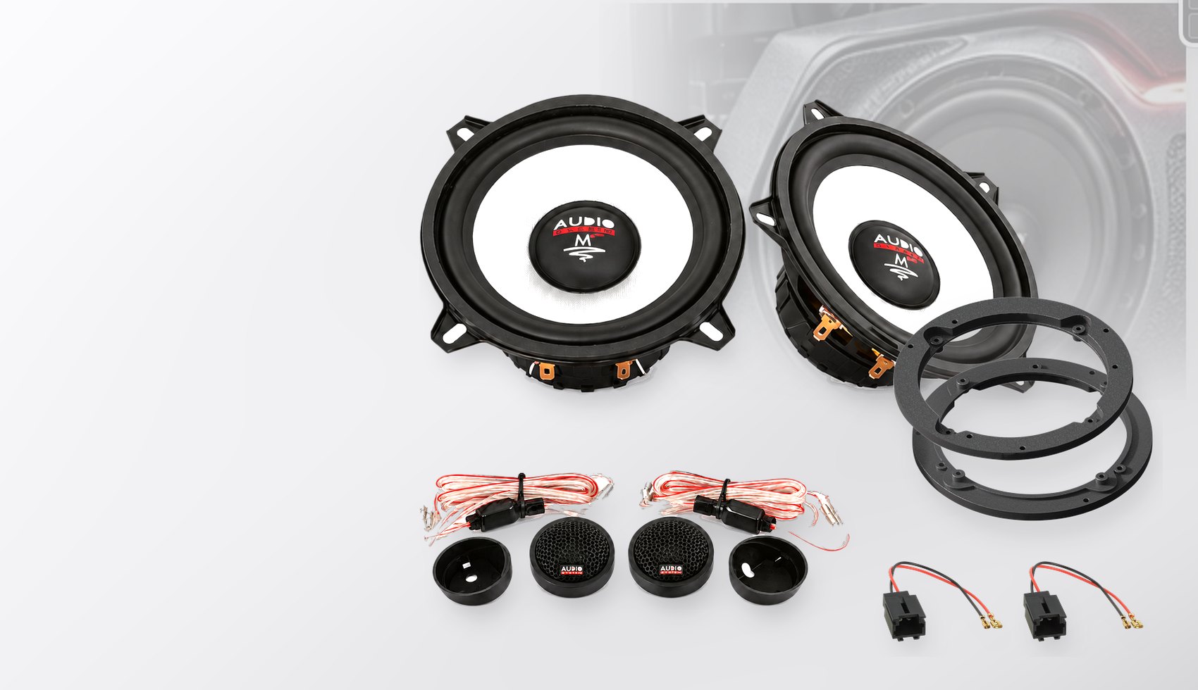 Pachet difuzoare dedicate Citroen C8 (E) 2008-2012 - Audio System M EVO 2 130 mm