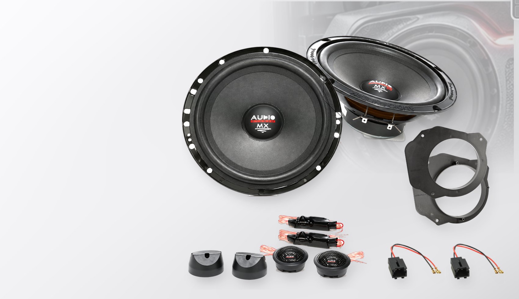 Pachet difuzoare dedicate Citroen Jumpy 2007-2016 - Audio System MX EVO 165 mm