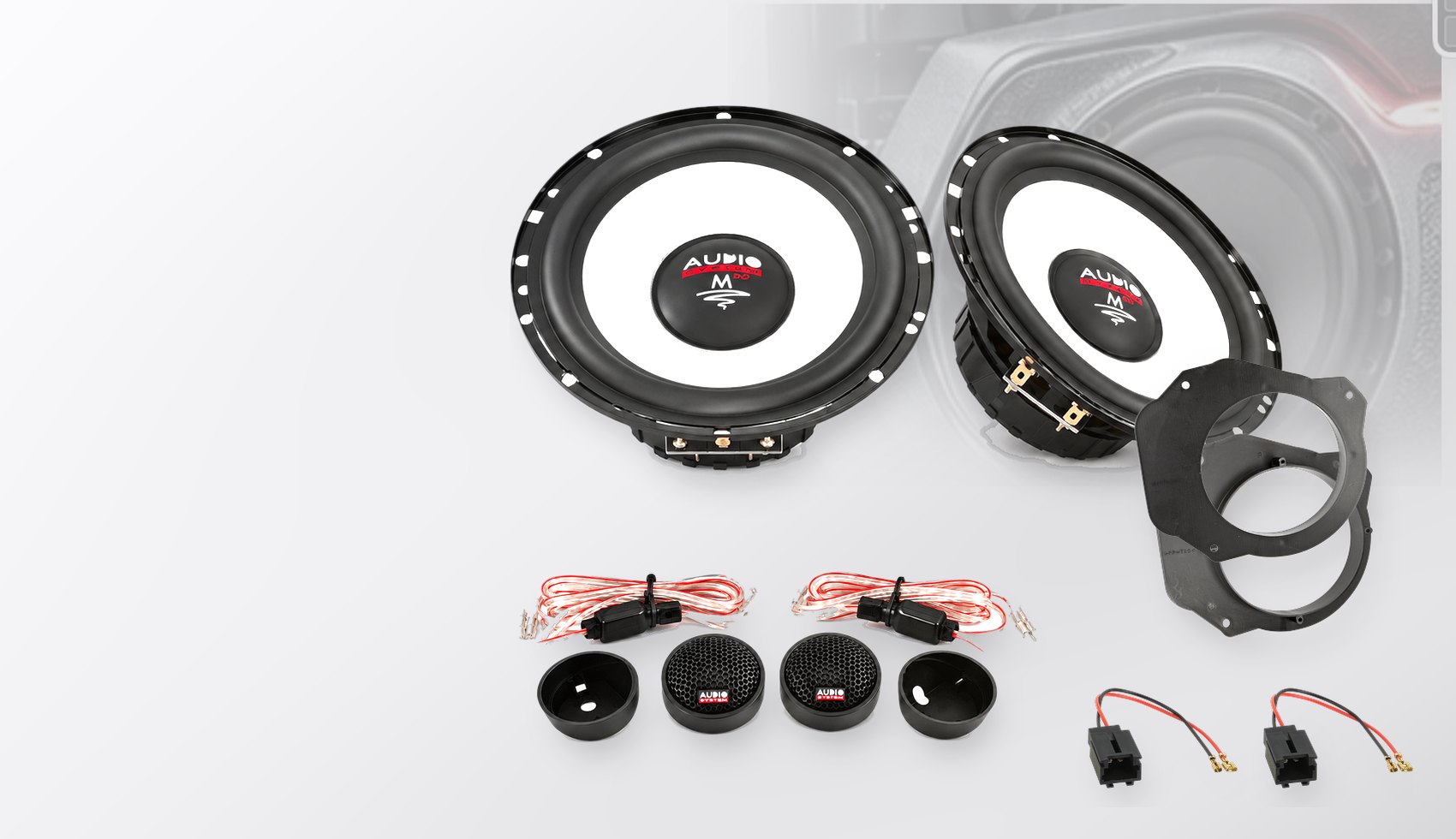 Pachet difuzoare dedicate Citroen Jumpy 2007-2016 - Audio System M EVO 2 165 mm