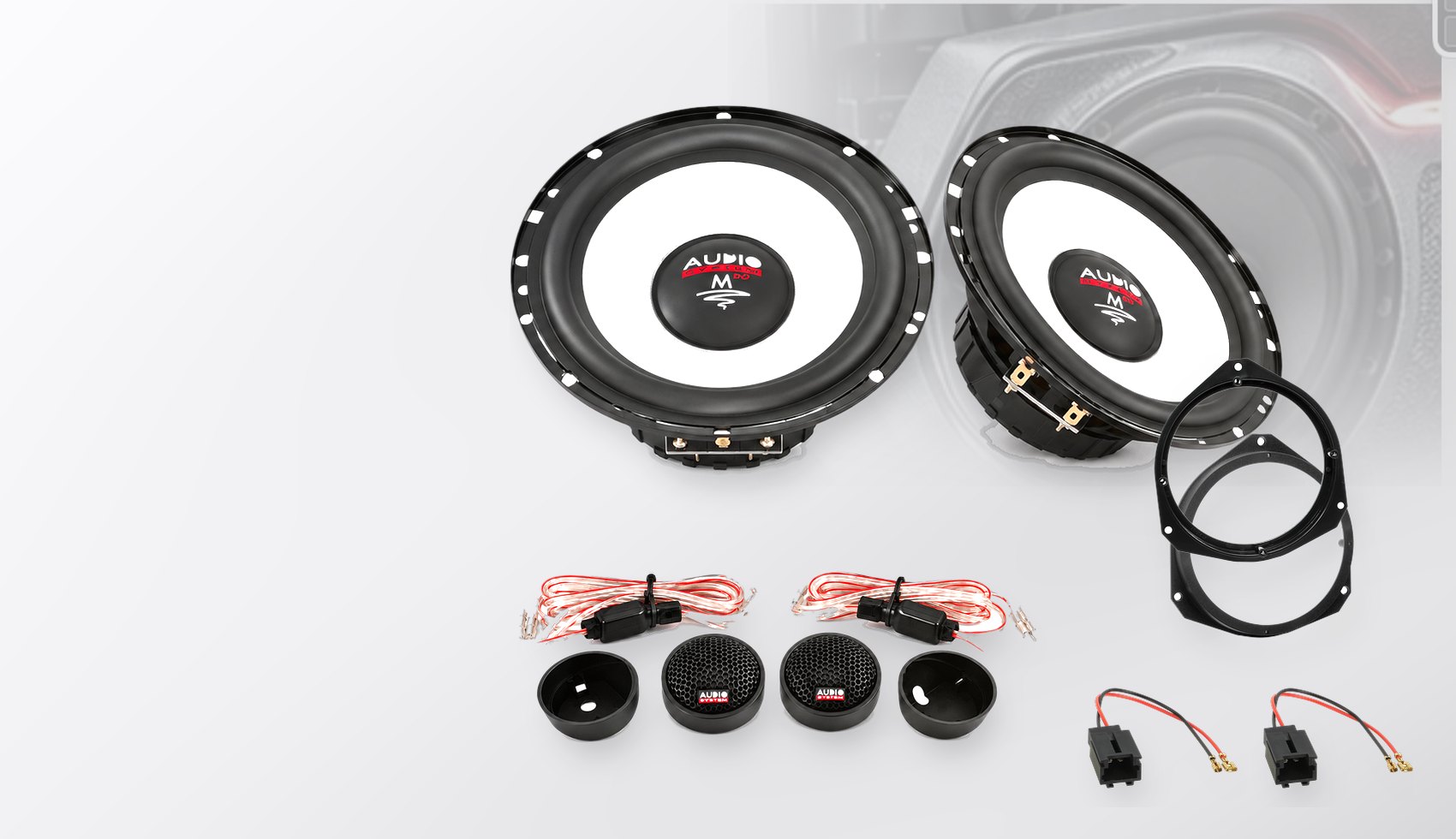 Pachet difuzoare dedicate Citroen Relay (250) 2006-2023 - Audio System M EVO 2 165 mm
