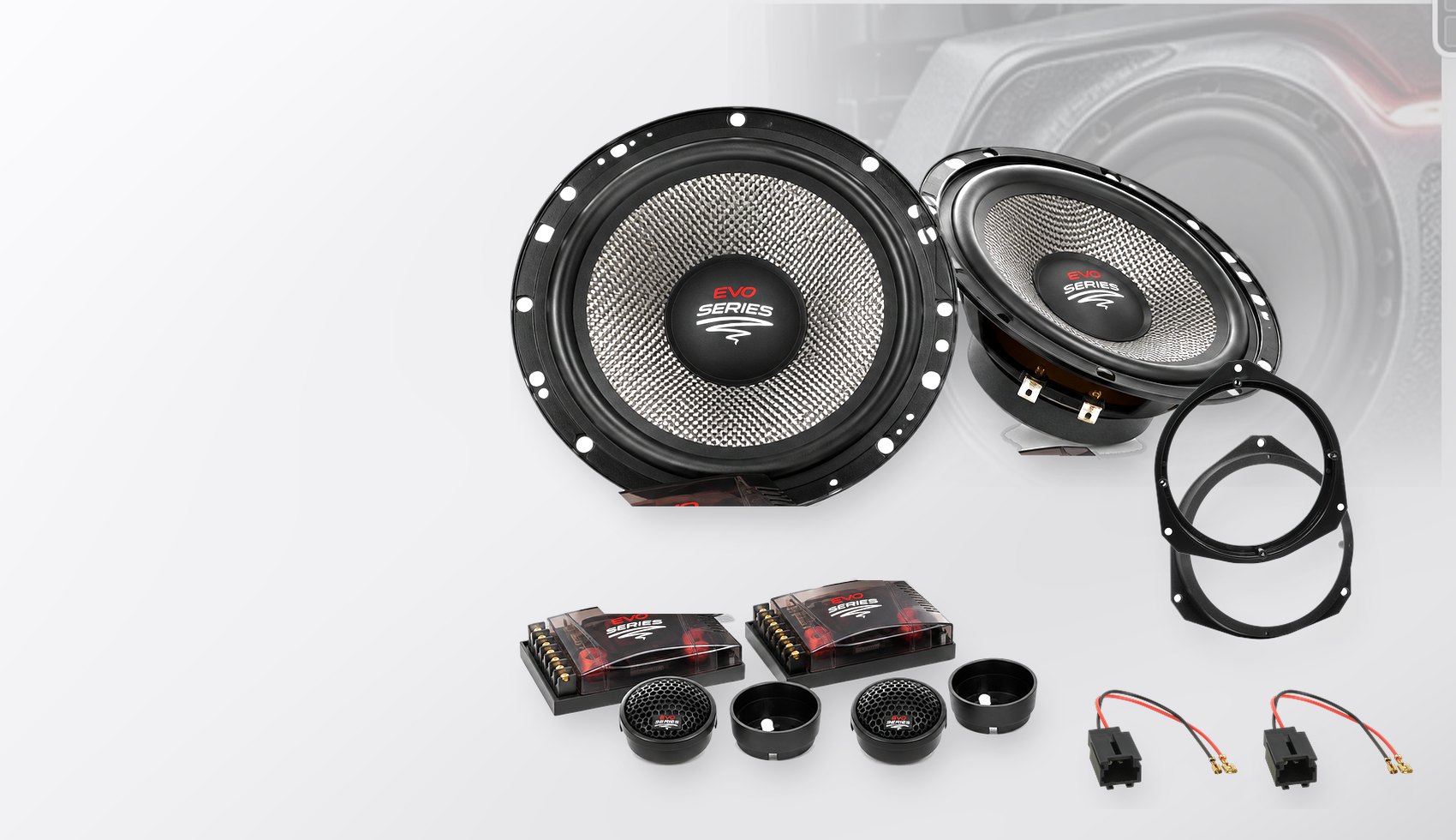 Pachet difuzoare dedicate Citroen Relay (250) 2006-2023 - Audio System RADION EVO 2 165 mm