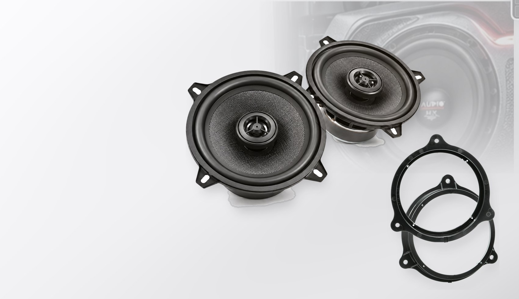 Pachet difuzoare dedicate Dacia Dacis Sandero Stepway (SD) 2013-2020 - Audio System MXC EVO 165 mm