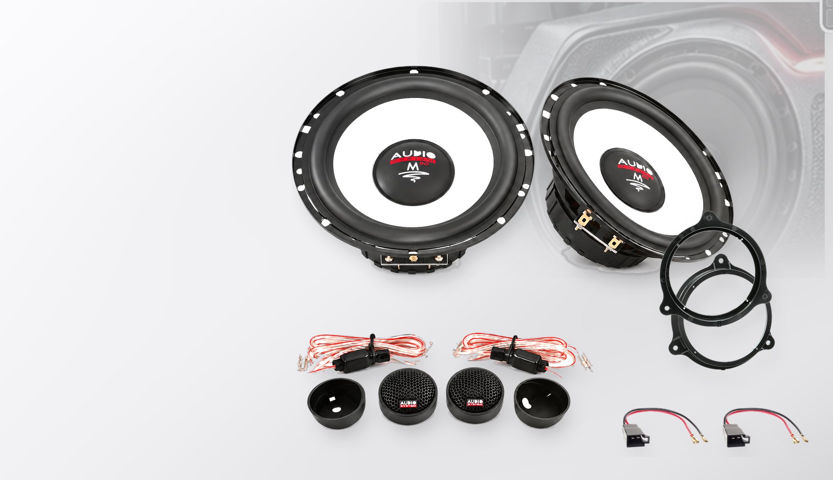 Pachet difuzoare dedicate Dacia Duster (SR) 2018-2021 - Audio System M EVO 2 165 mm