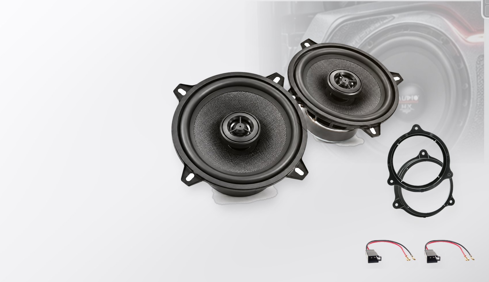 Pachet difuzoare dedicate Dacia Duster (SR) 2018-2021 - Audio System MXC EVO 165 mm