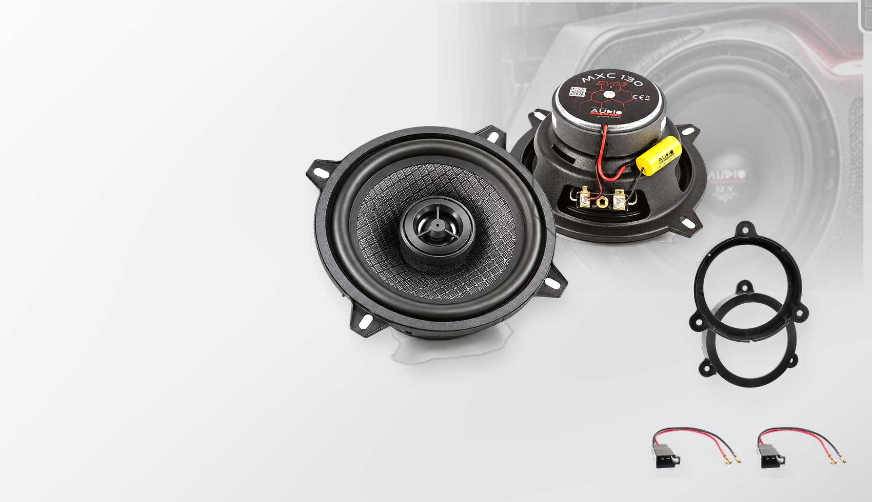 Pachet difuzoare dedicate Dacia Logan 2006-2009 - Audio System MXC EVO 130 mm