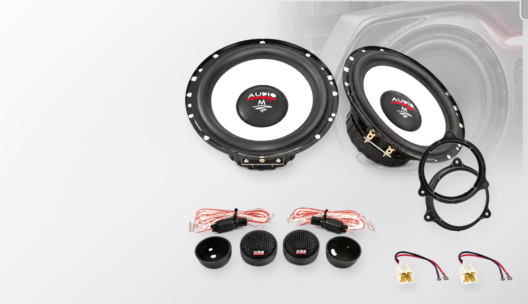 Pachet difuzoare dedicate Dacia Sandero (SD) 2016-2020 - Audio System M EVO 2 165 mm