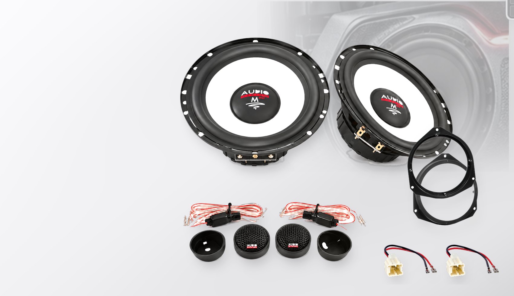 Pachet difuzoare dedicate Dacia Sandero (SD) 2013-2020 - Audio System M EVO 2 165 mm