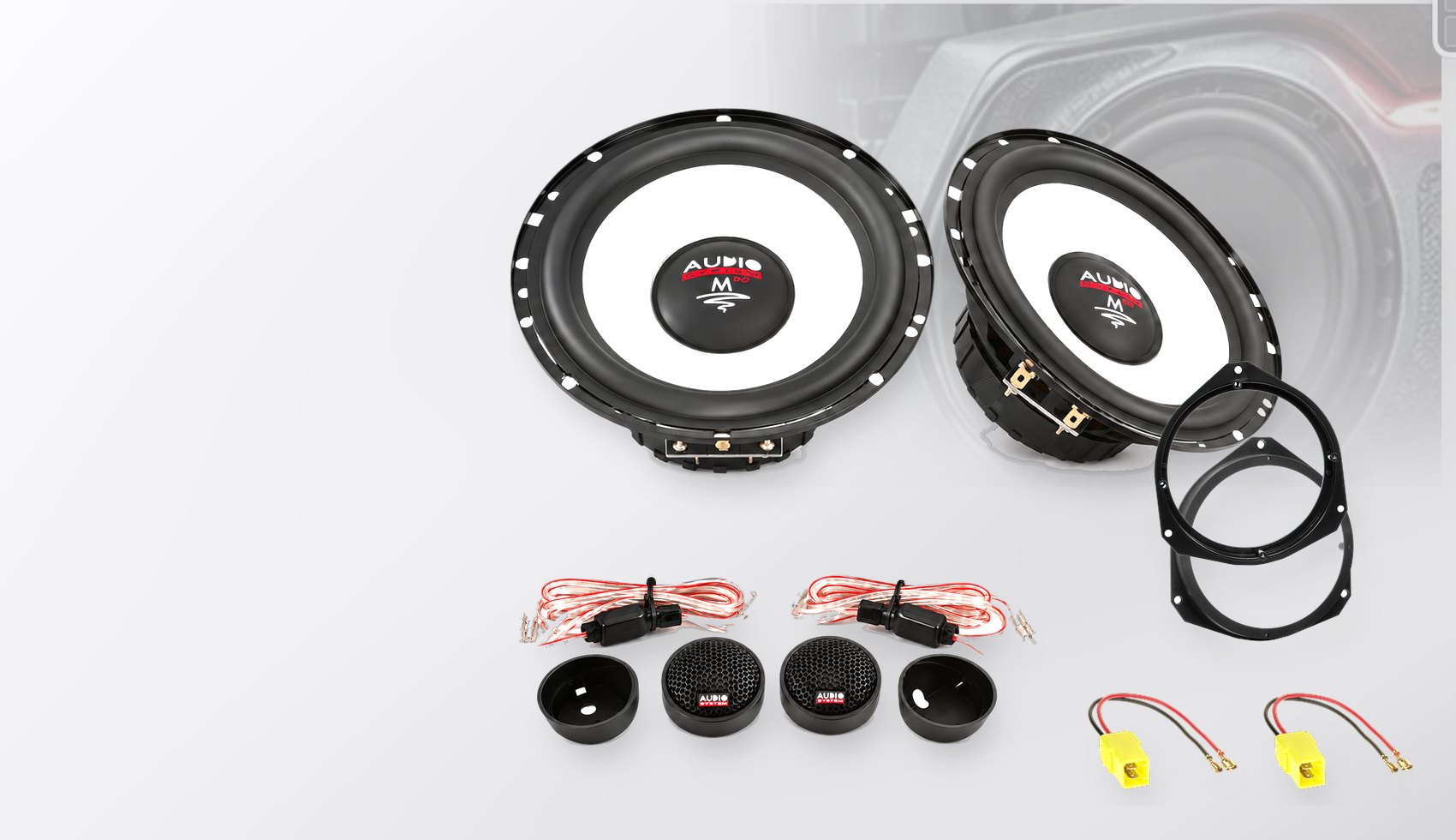 Pachet difuzoare dedicate Fiat Panda 2012-2020 - Audio System M EVO 2 165 mm