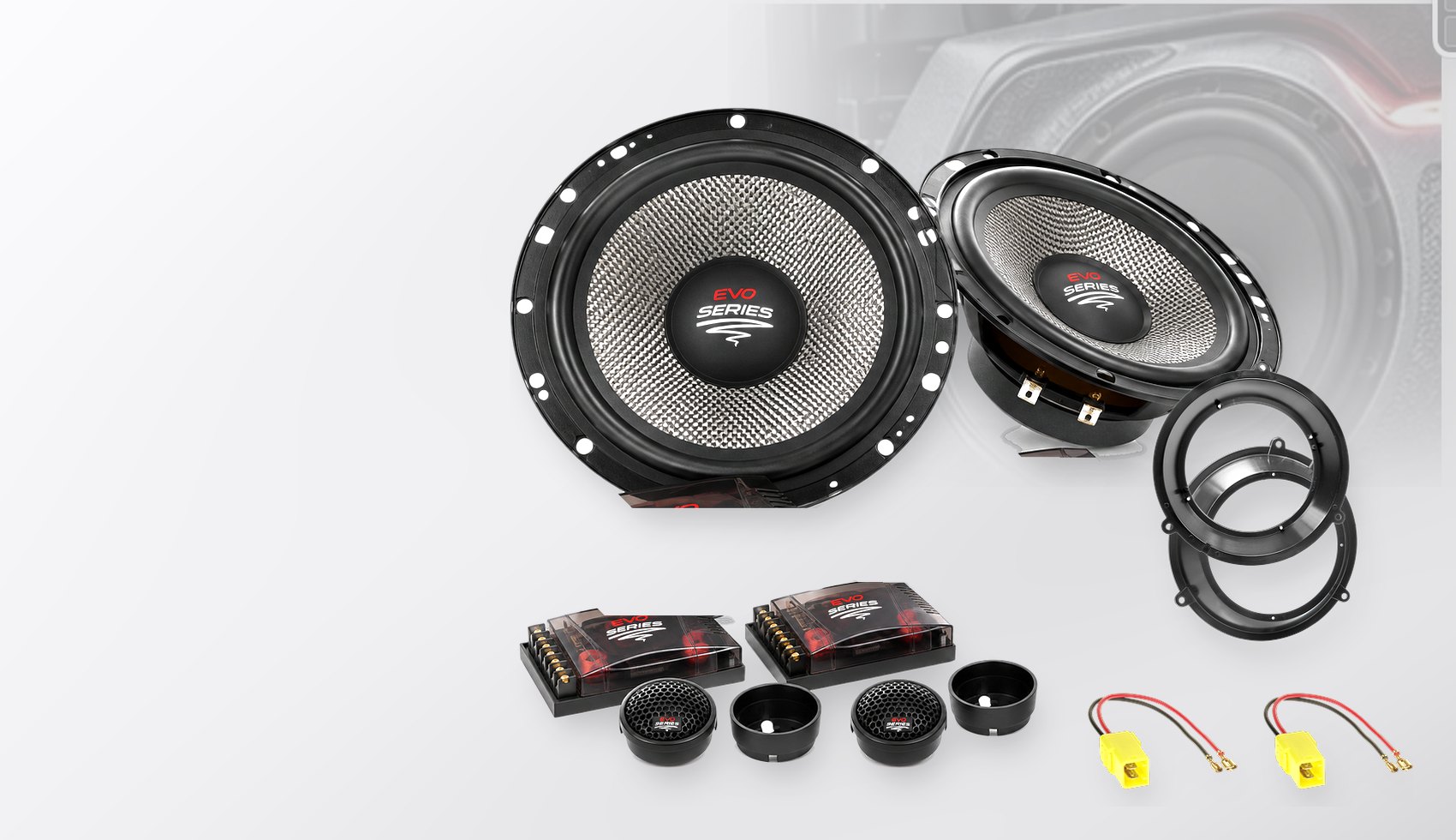 Pachet difuzoare dedicate Fiat Panda (169) 2003-2012 - Audio System RADION EVO 2 165 mm