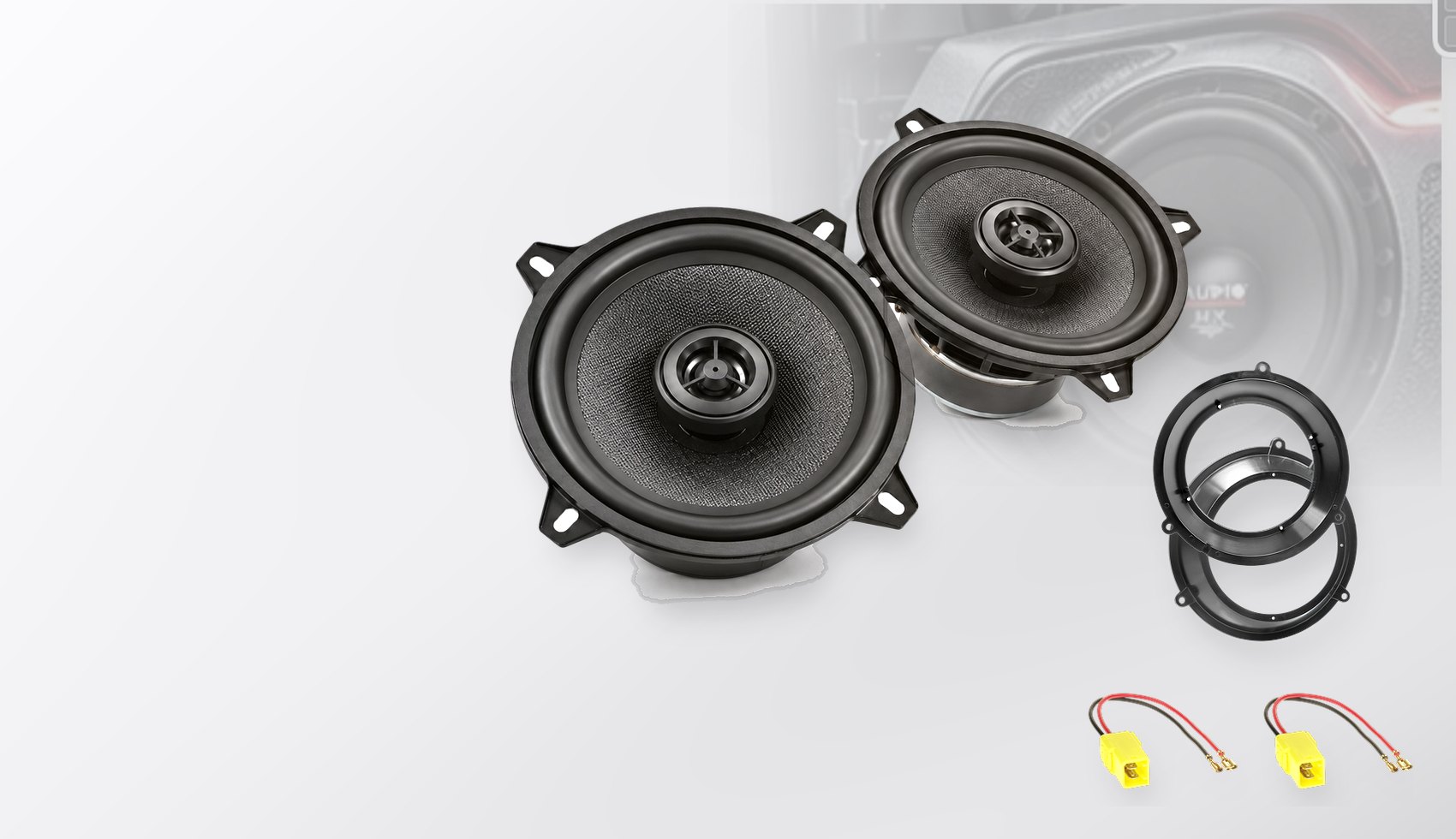 Pachet difuzoare dedicate Fiat Panda (169) 2003-2012 - Audio System MXC EVO 165 mm
