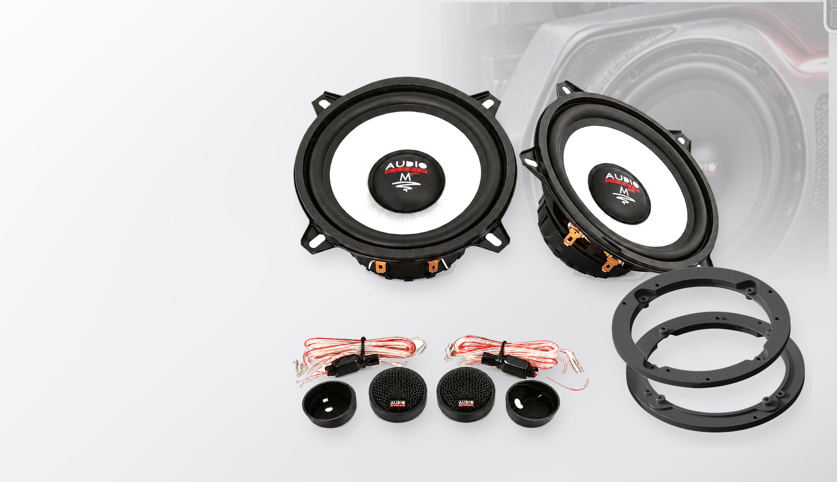 Pachet difuzoare dedicate Fiat Ulysse (ZAF 179) 2008-2010 - Audio System M EVO 2 130 mm