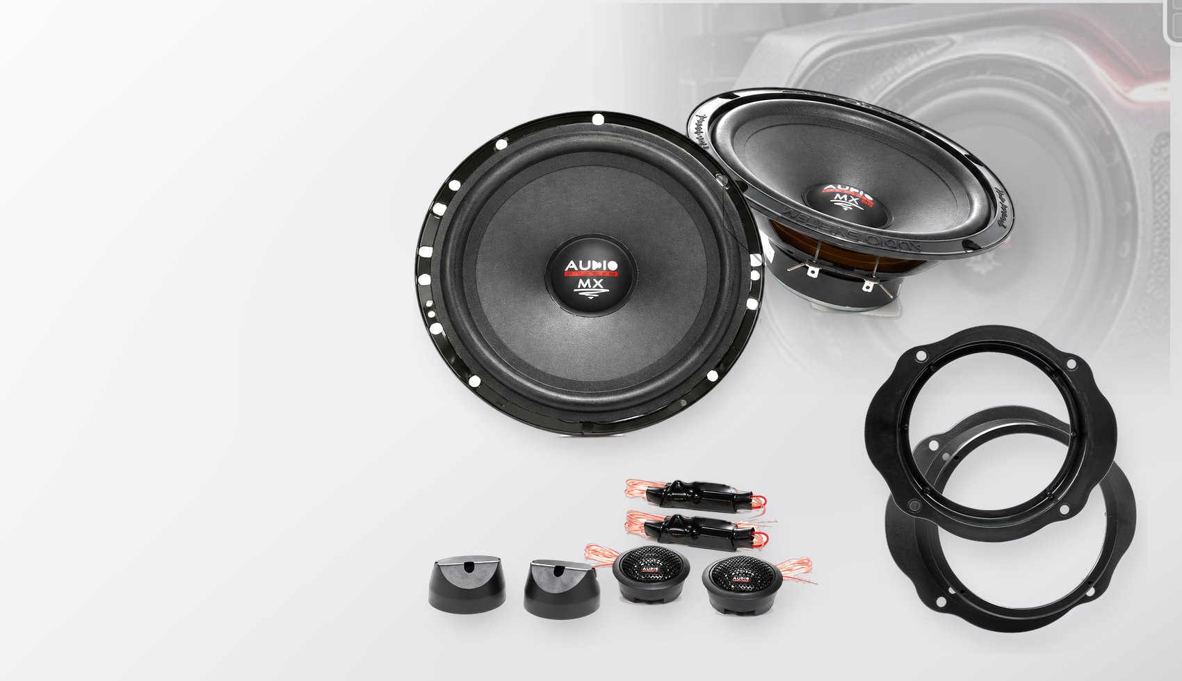 Pachet difuzoare dedicate Ford C-MAX (DM2) 2003-2010 - Audio System MX EVO 165 mm