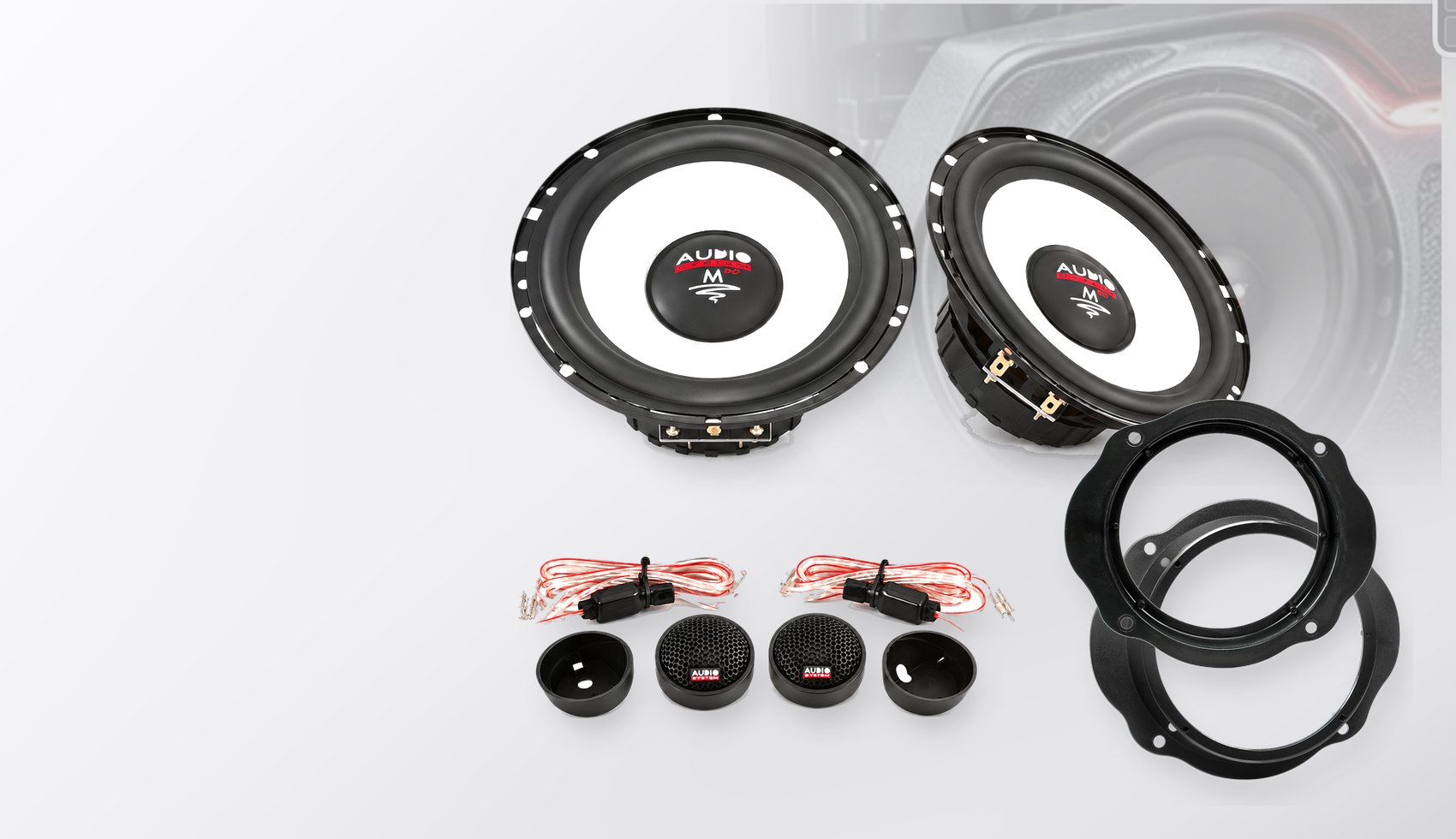 Pachet difuzoare dedicate Ford C-MAX (DM2) 2003-2010 - Audio System M EVO 2 165 mm