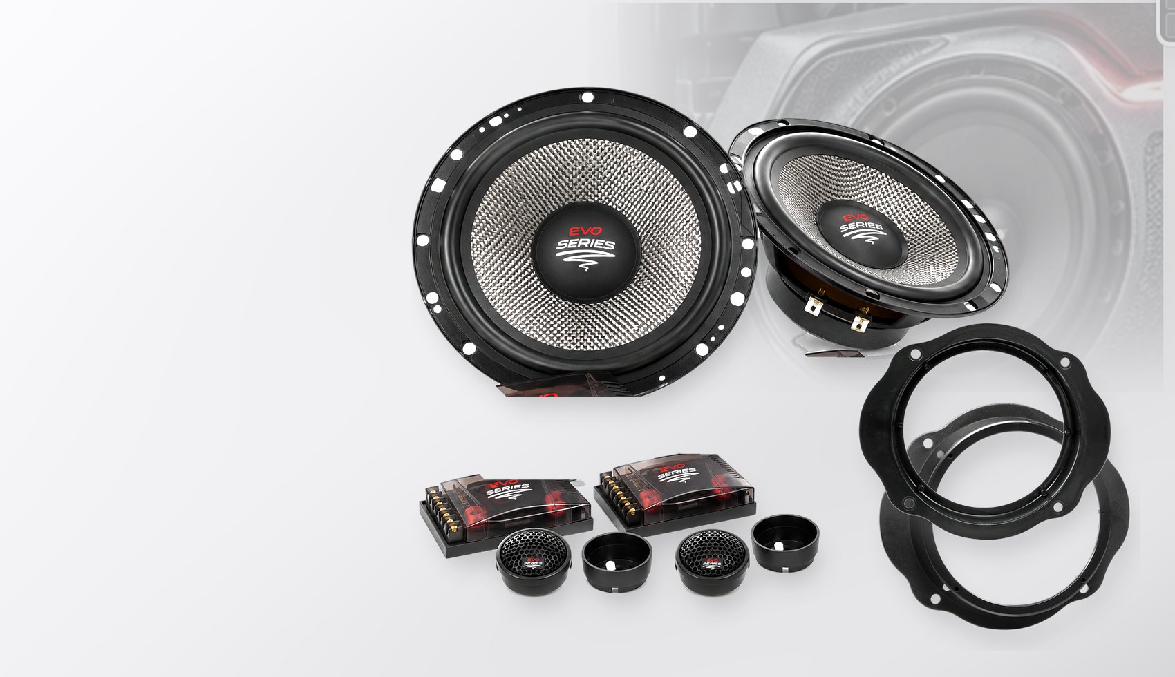 Pachet difuzoare dedicate Ford C-MAX (DM2) 2003-2010 - Audio System RADION EVO 2 165 mm