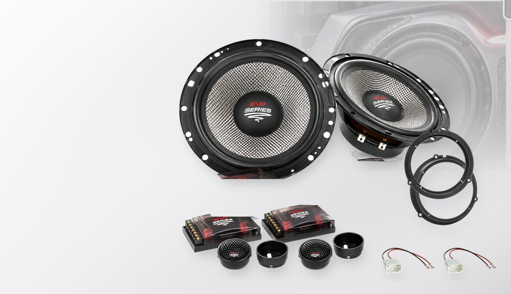 Pachet difuzoare dedicate Ford Fiesta 2012-2019 - Audio System RADION EVO 2 165 mm