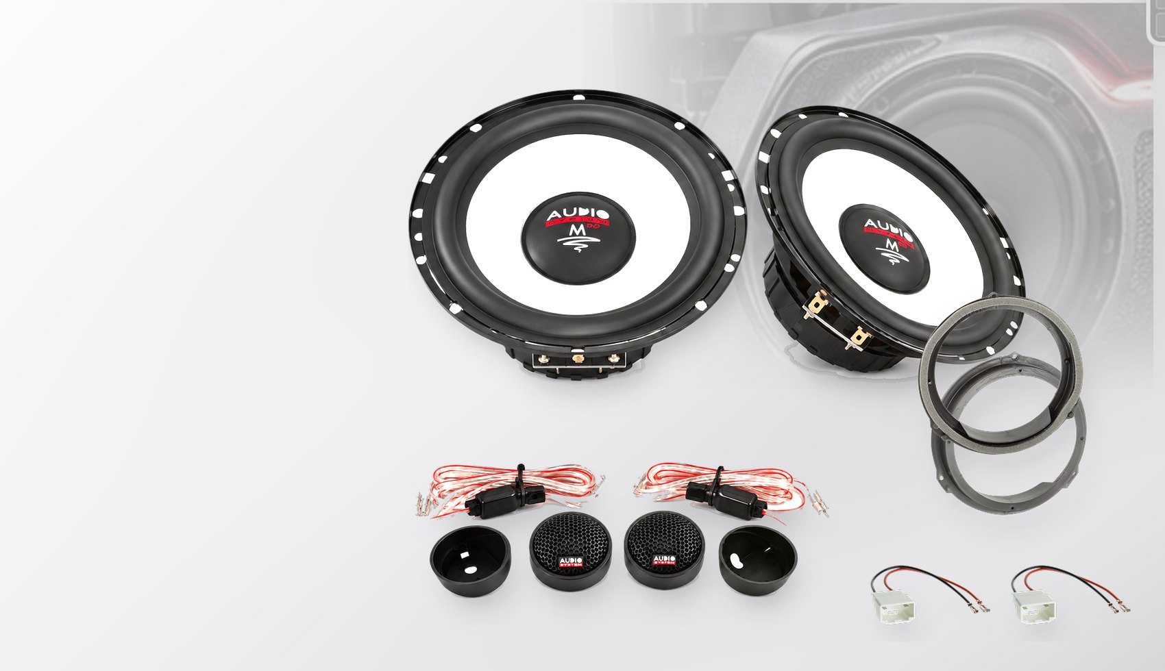 Pachet difuzoare dedicate Ford Fiesta (JA8/JR8) 2008-2012 - Audio System M EVO 2 165 mm