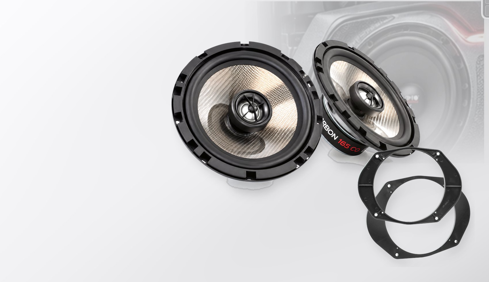 Pachet difuzoare dedicate Ford Focus (DAW/DFW/DNW) 1998-2004 - Audio System CARBON 165 mm