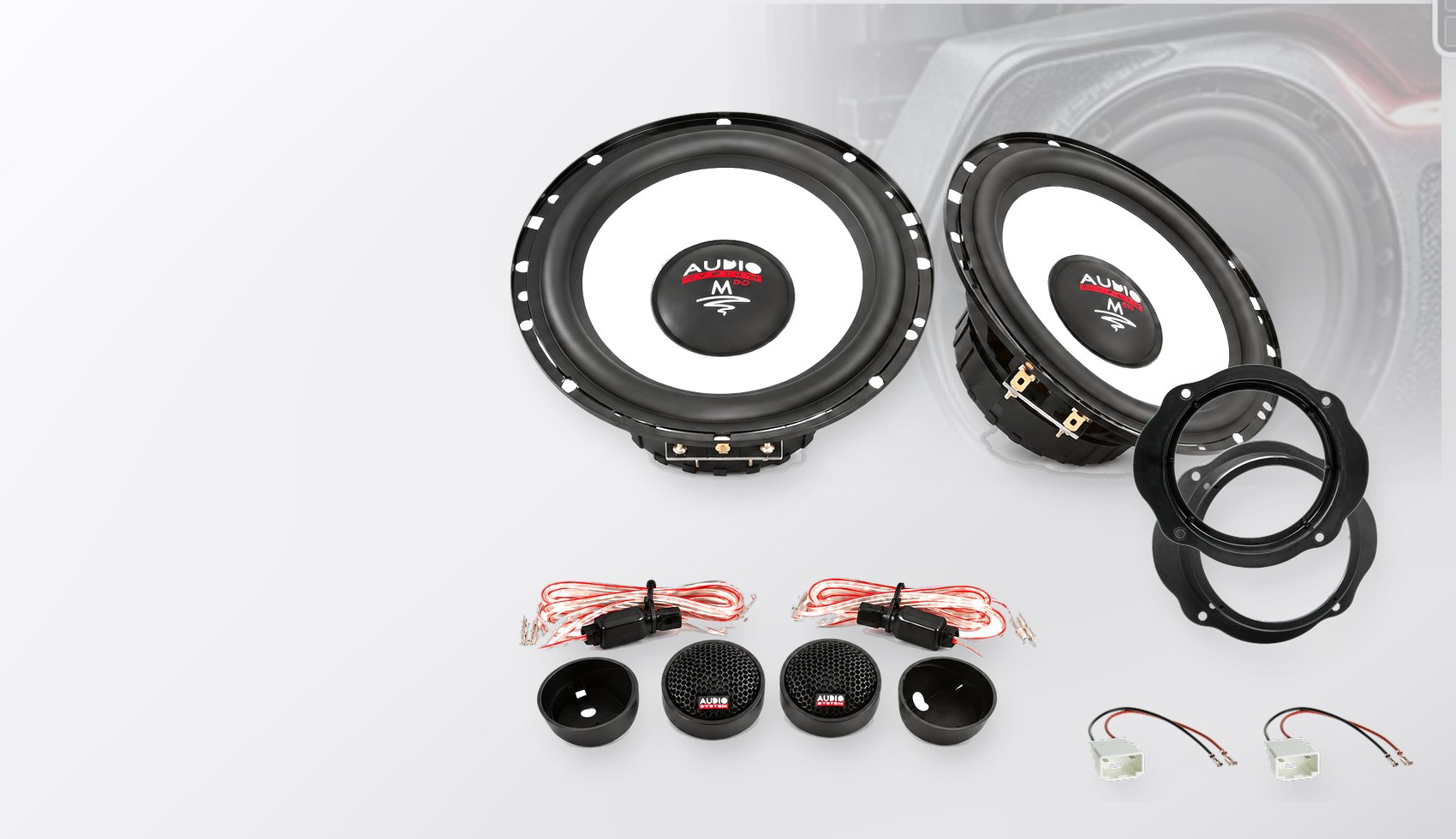Pachet difuzoare dedicate Ford Fusion 2005-2012 - Audio System M EVO 2 165 mm