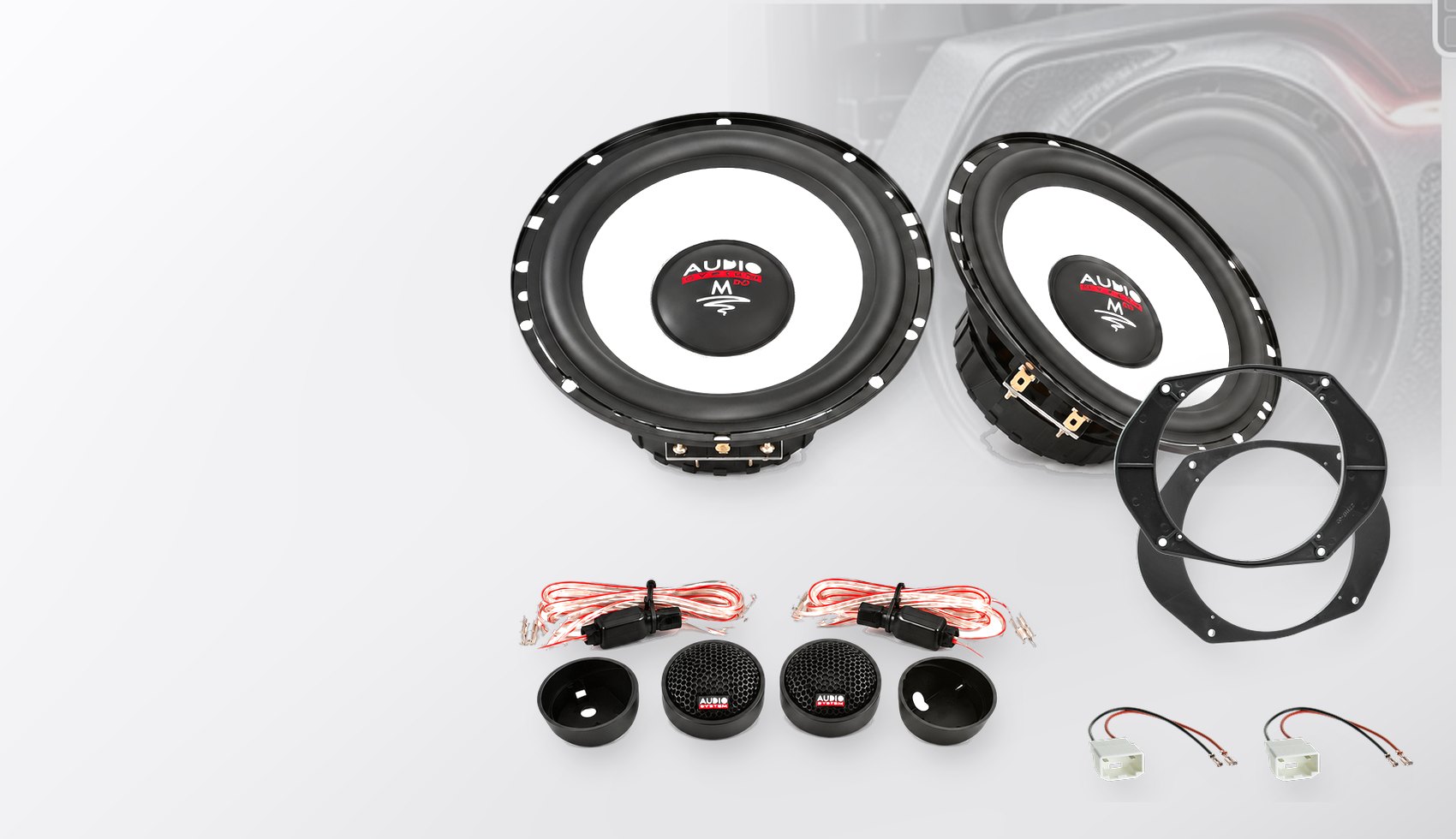 Pachet difuzoare dedicate Ford Fusion (JU2) 2002-2012 - Audio System M EVO 2 165 mm