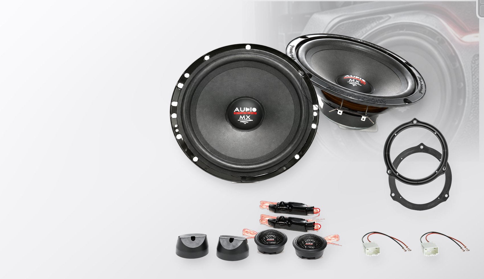 Pachet difuzoare dedicate Ford Galaxy (WA6) 2015-2022 - Audio System MX EVO 165 mm