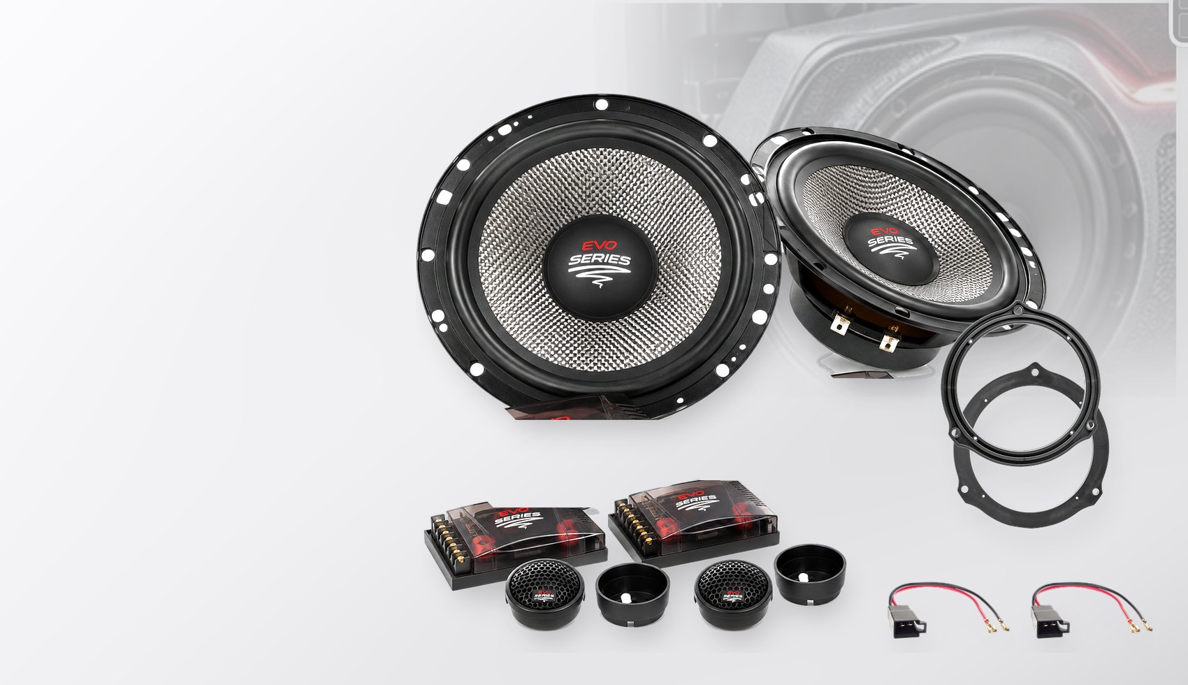 Pachet difuzoare dedicate Ford Galaxy (WA6) 2006-2010 - Audio System RADION EVO 2 165 mm
