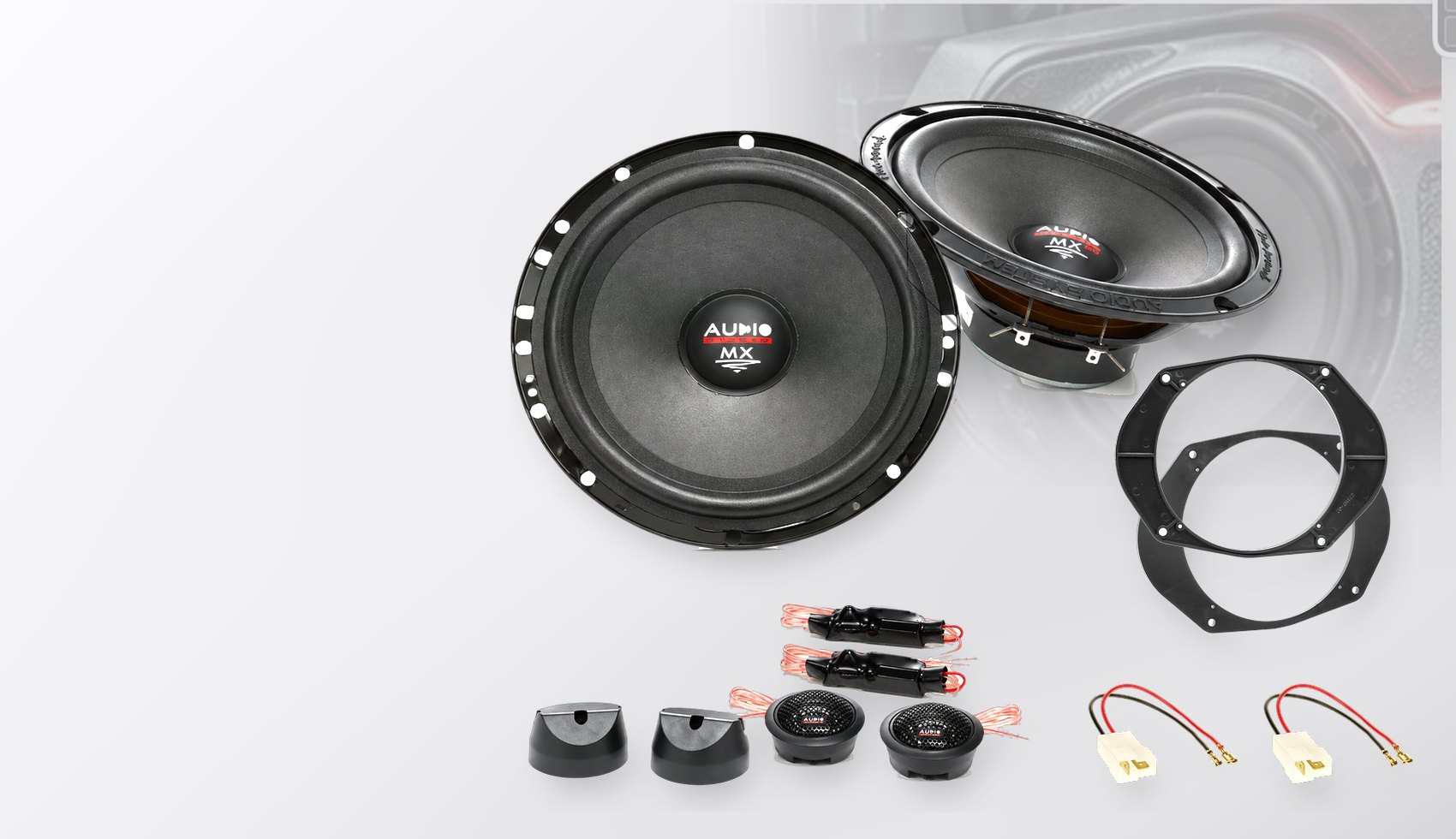 Pachet difuzoare dedicate Ford Ka (RBT) 1996-2008 - Audio System MX EVO 165 mm