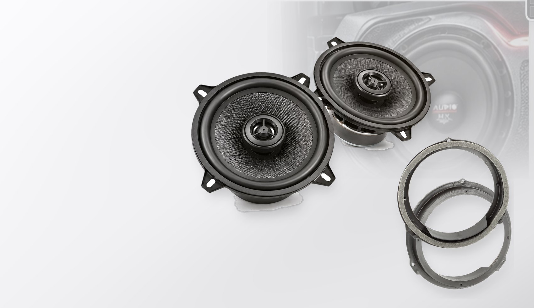 Pachet difuzoare dedicate Ford Ka (RU8) 2009-2017 - Audio System MXC EVO 165 mm