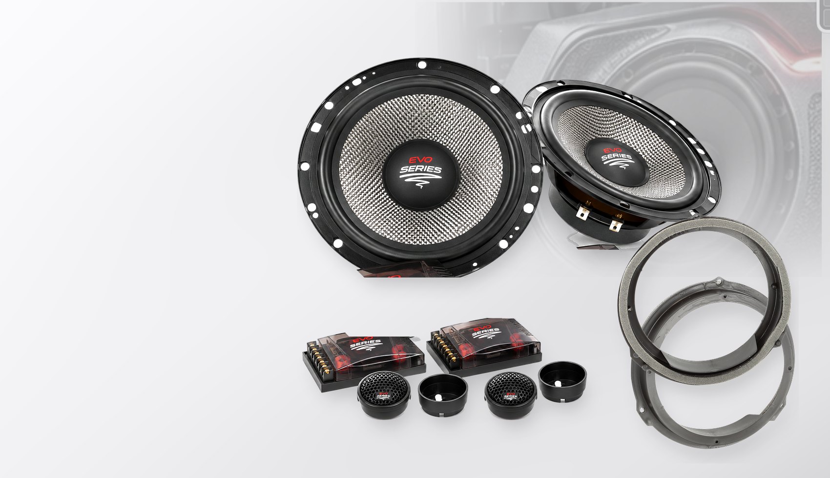 Pachet difuzoare dedicate Ford Kuga (DM2) 2017-2019 - Audio System RADION EVO 2 165 mm