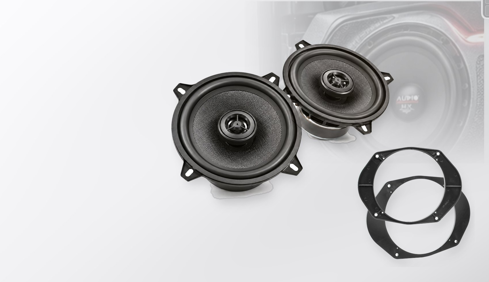 Pachet difuzoare dedicate Ford Mondeo (BAP/BFP/BNP) 1996-2000 - Audio System MXC EVO 165 mm
