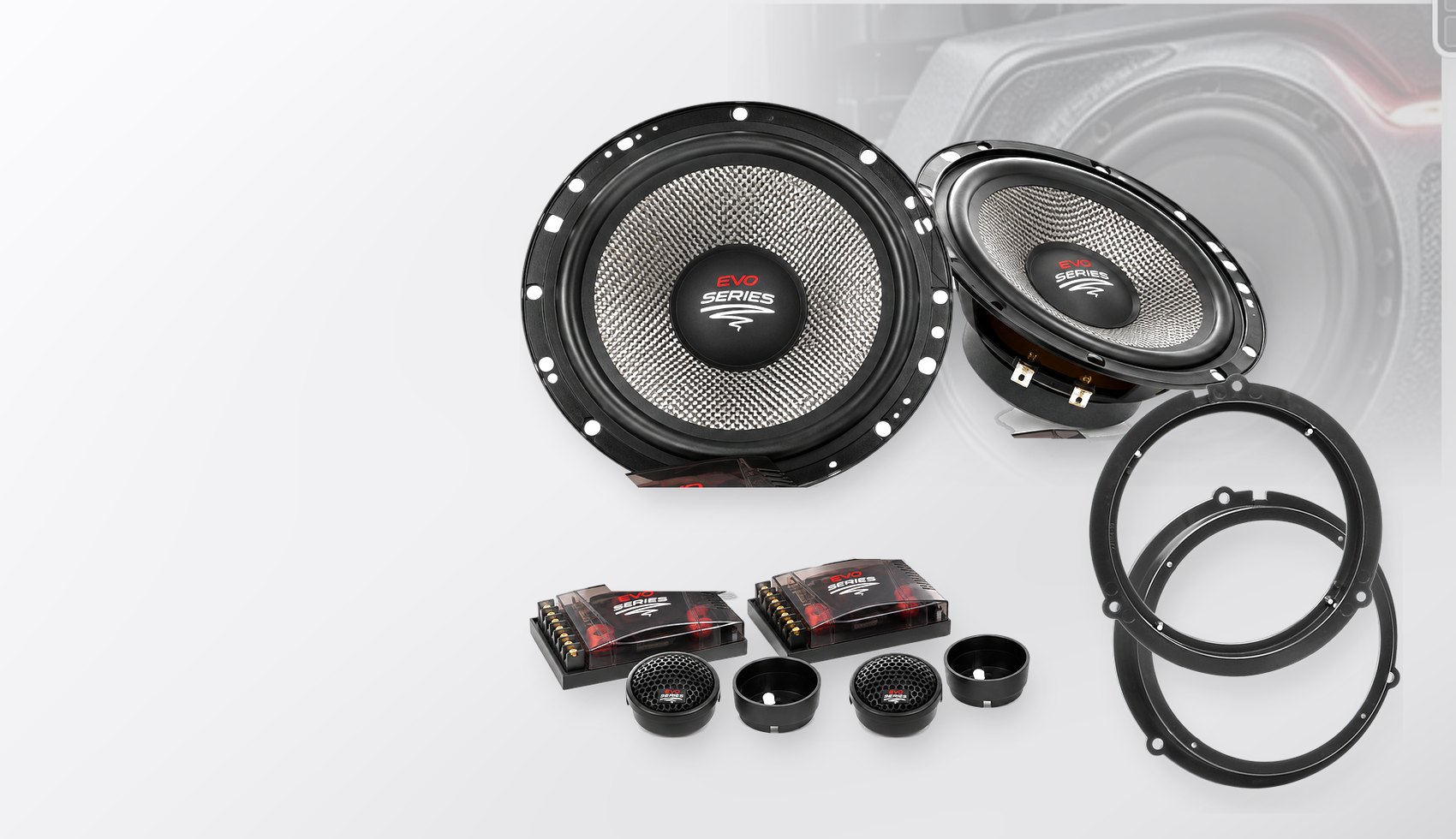 Pachet difuzoare dedicate Ford Transit Connect (2G-Typ LWB) 2013-2021 - Audio System RADION EVO 2 165 mm