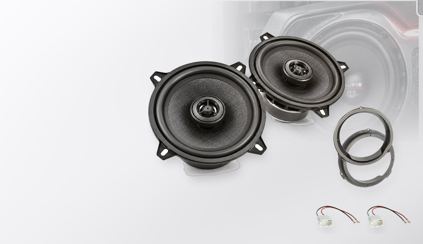Pachet difuzoare dedicate Ford Transit Connect (P*2) 2013-2018 - Audio System MXC EVO 165 mm
