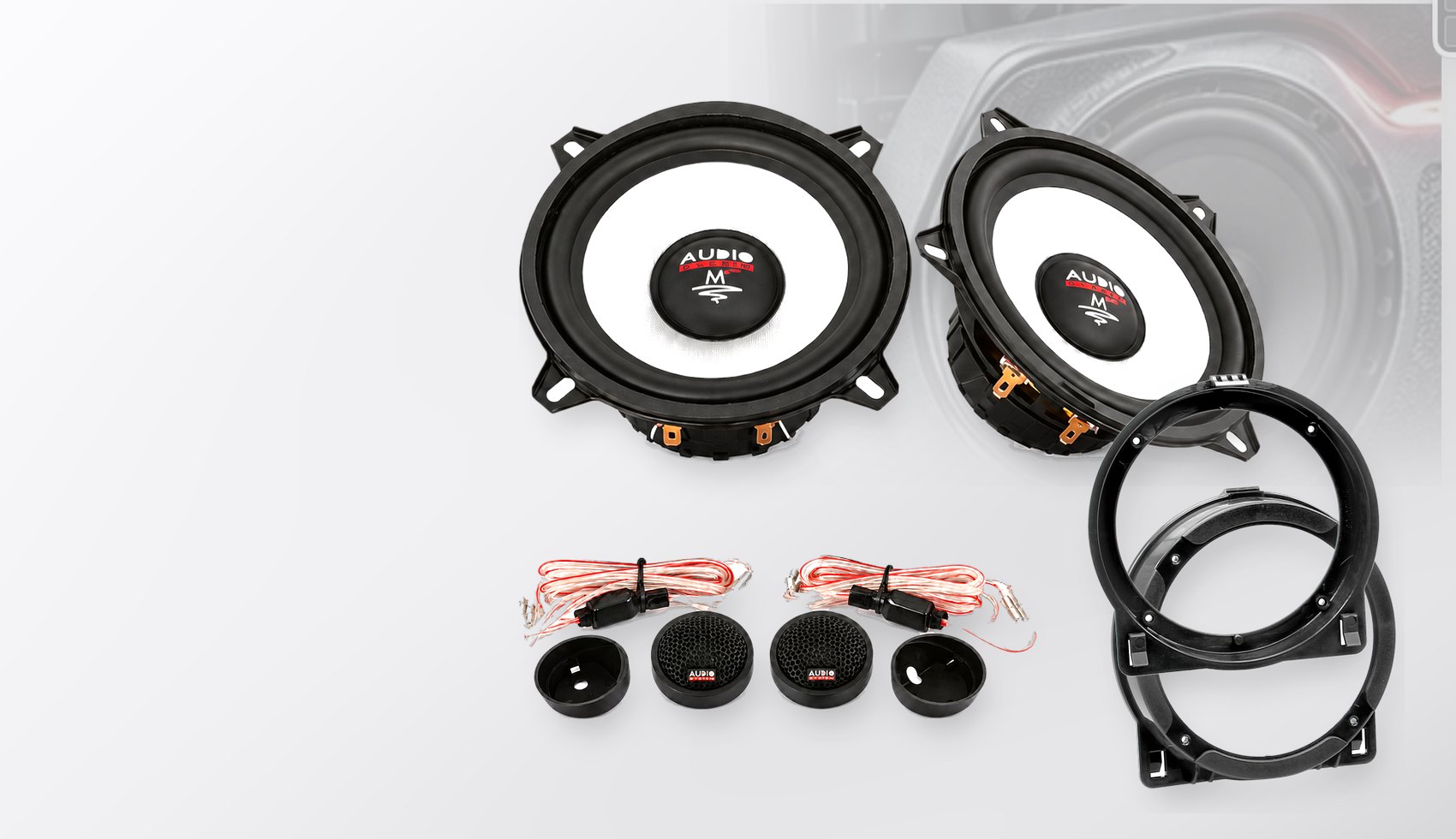 Pachet difuzoare dedicate Honda FR-V (B1/B3/BE5) 2007-2010 - Audio System M EVO 2 130 mm