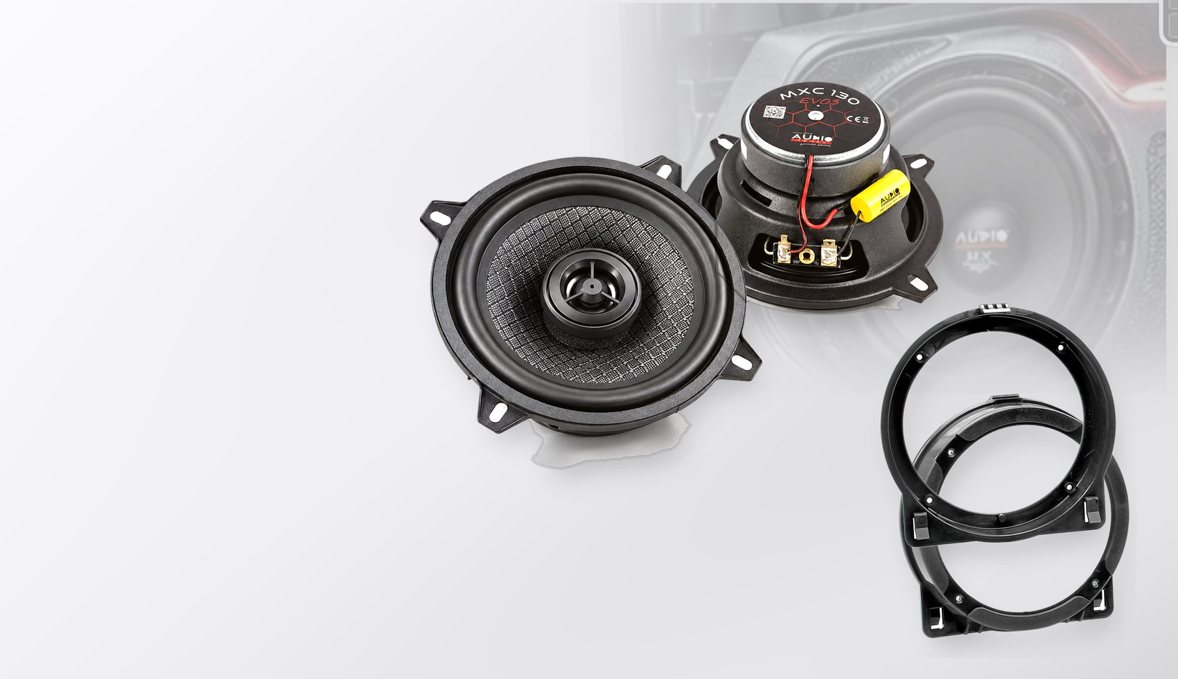 Pachet difuzoare dedicate Honda Jazz (GD) 2004-2008 - Audio System MXC EVO 130 mm