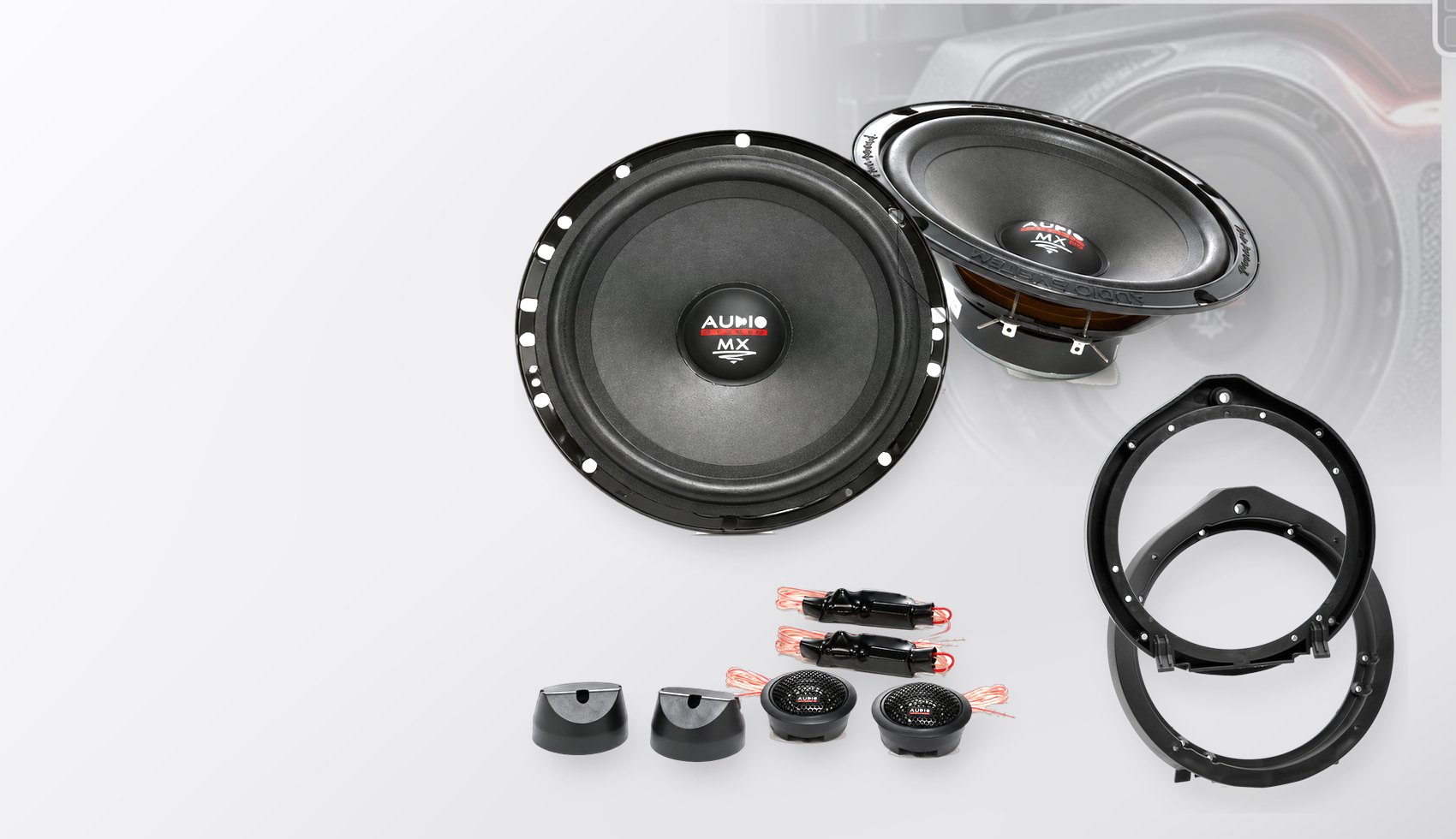 Pachet difuzoare dedicate Honda Jazz (GE) 2011-2015 - Audio System MX EVO 165 mm